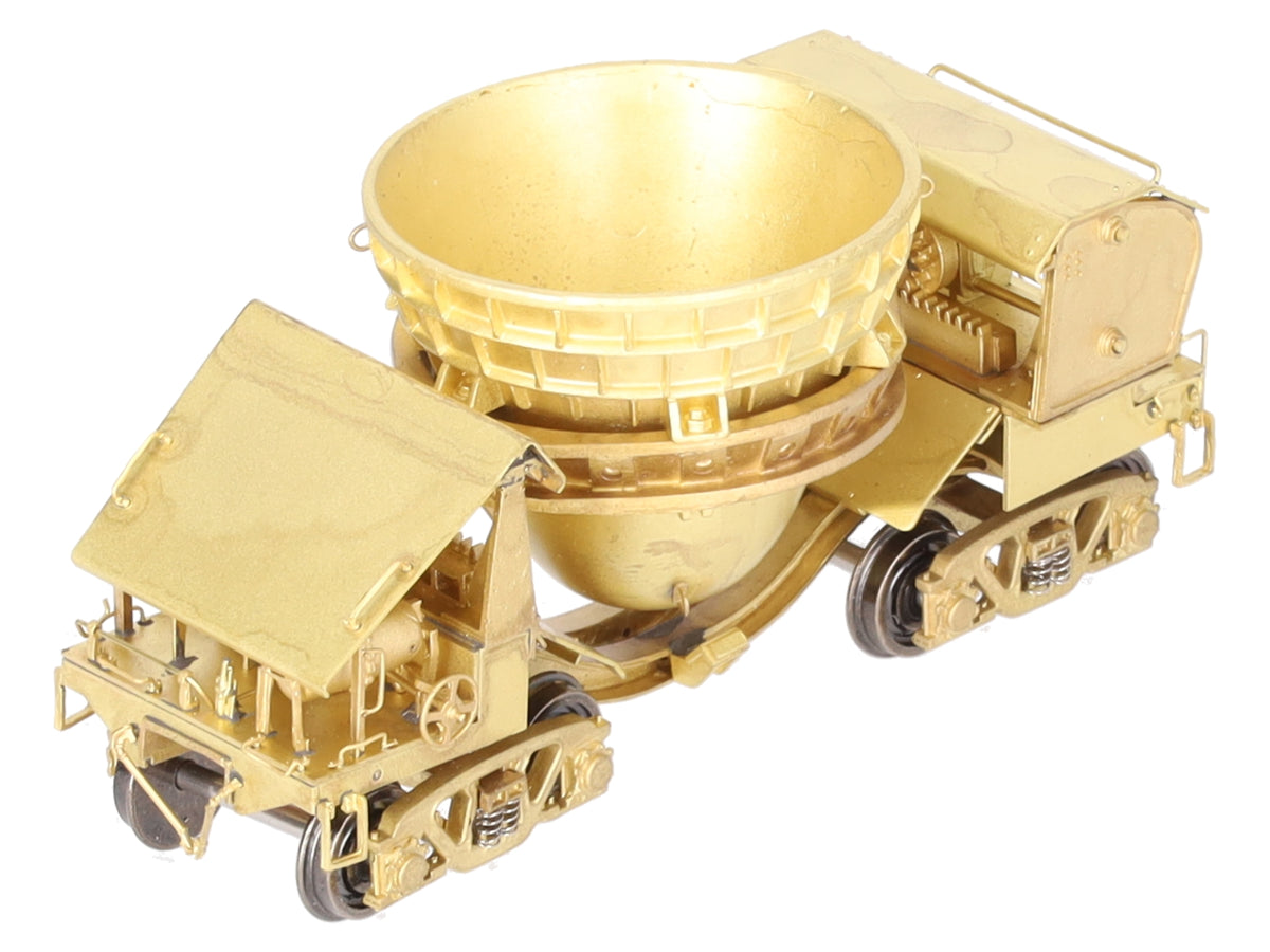 Oriental Limited 2015 HO BRASS Slag Car w/ Waffle Top -Unpainted EX/Box