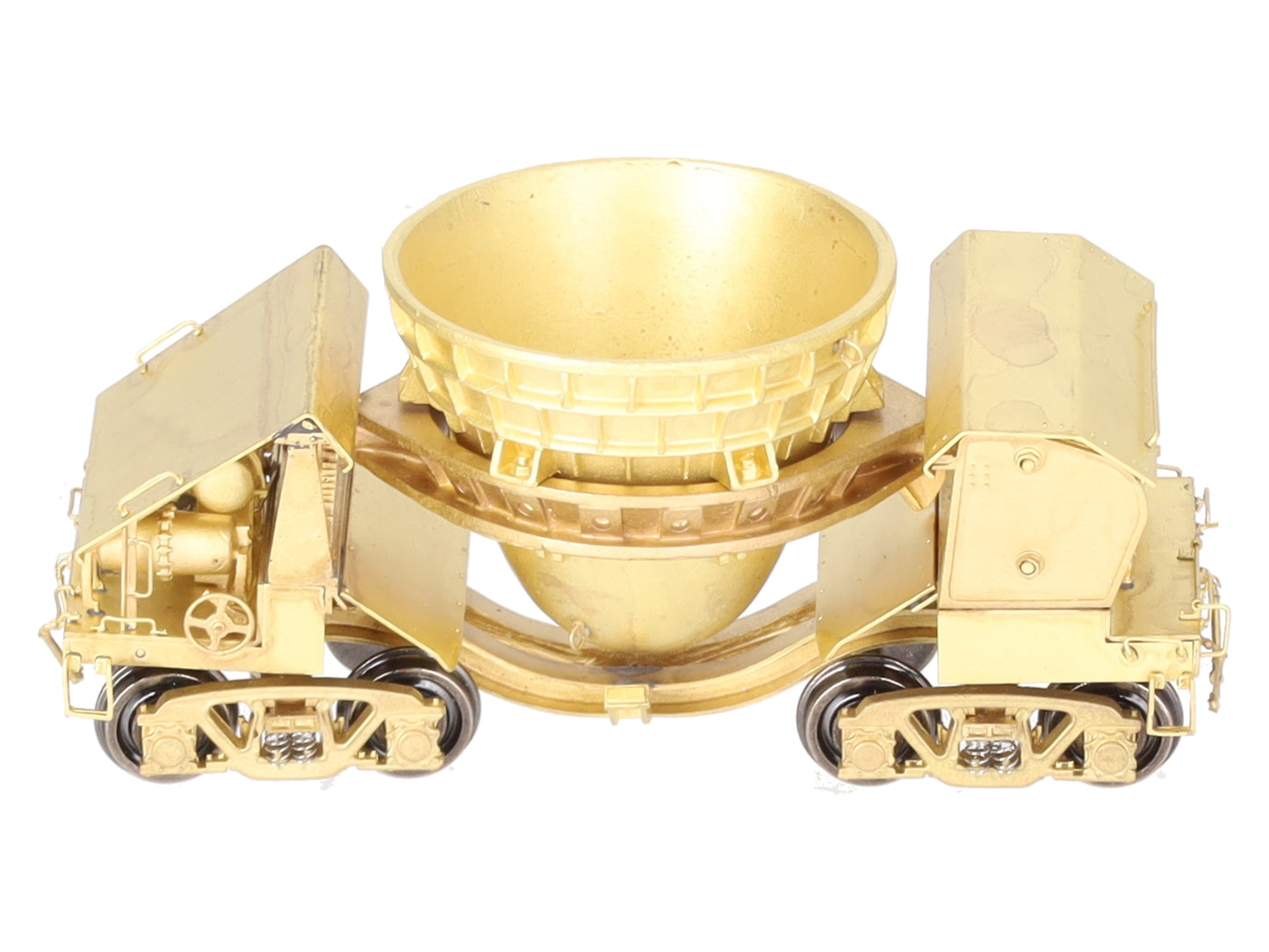 Oriental Limited 2015 HO BRASS Slag Car w/ Waffle Top -Unpainted EX/Box
