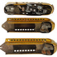 Marx M-10000 Vintage O UP Yellow/Brown Diesel Streamliner Set w/2 Passenger Cars VG