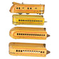 Marx M10000 Vintage O UP Yellow Multi Piece Wind-Up Streamline Set VG