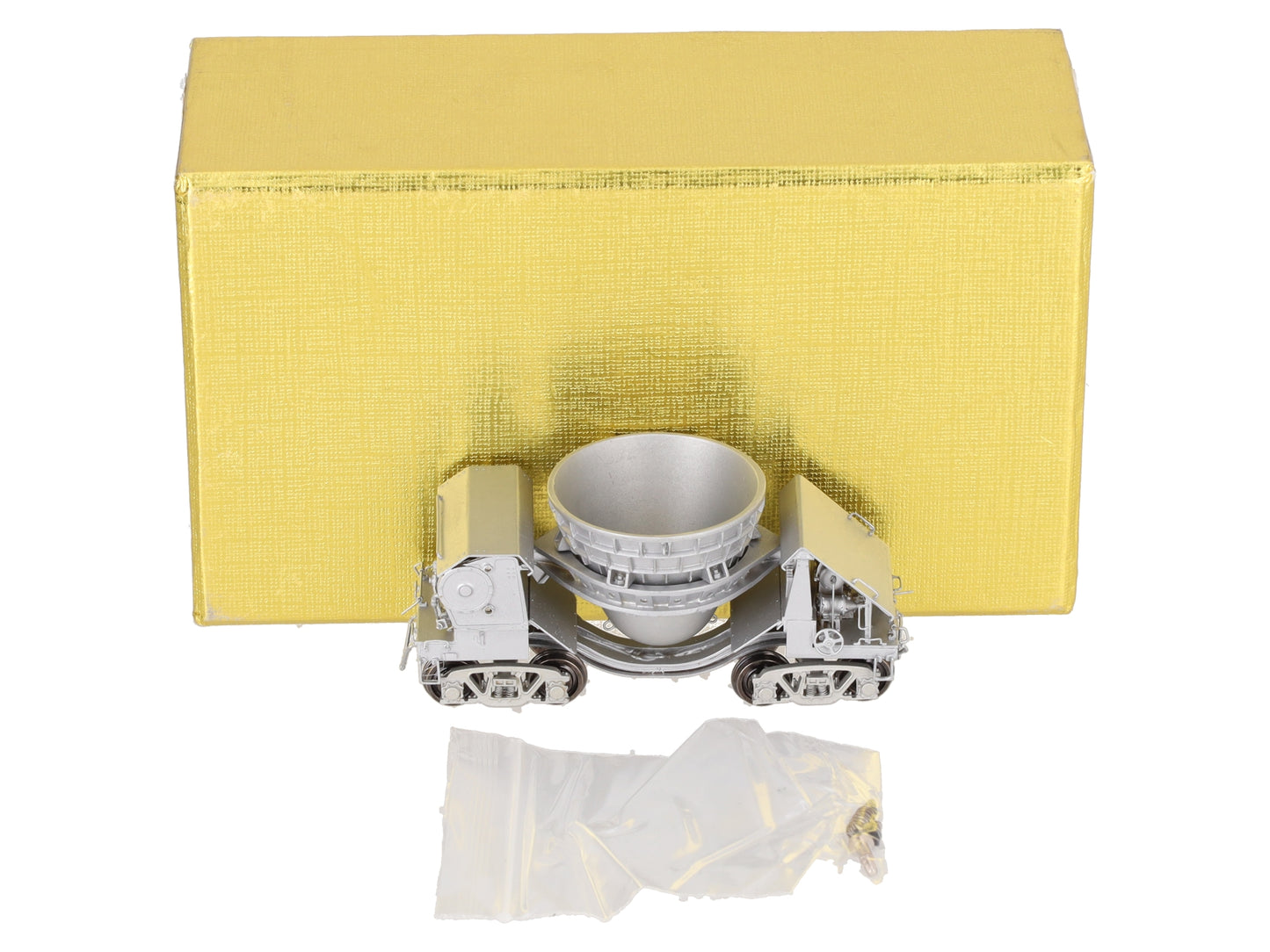Oriental Limited 2015 HO BRASS Slag Car w/ Waffle Top -F/P EX/Box