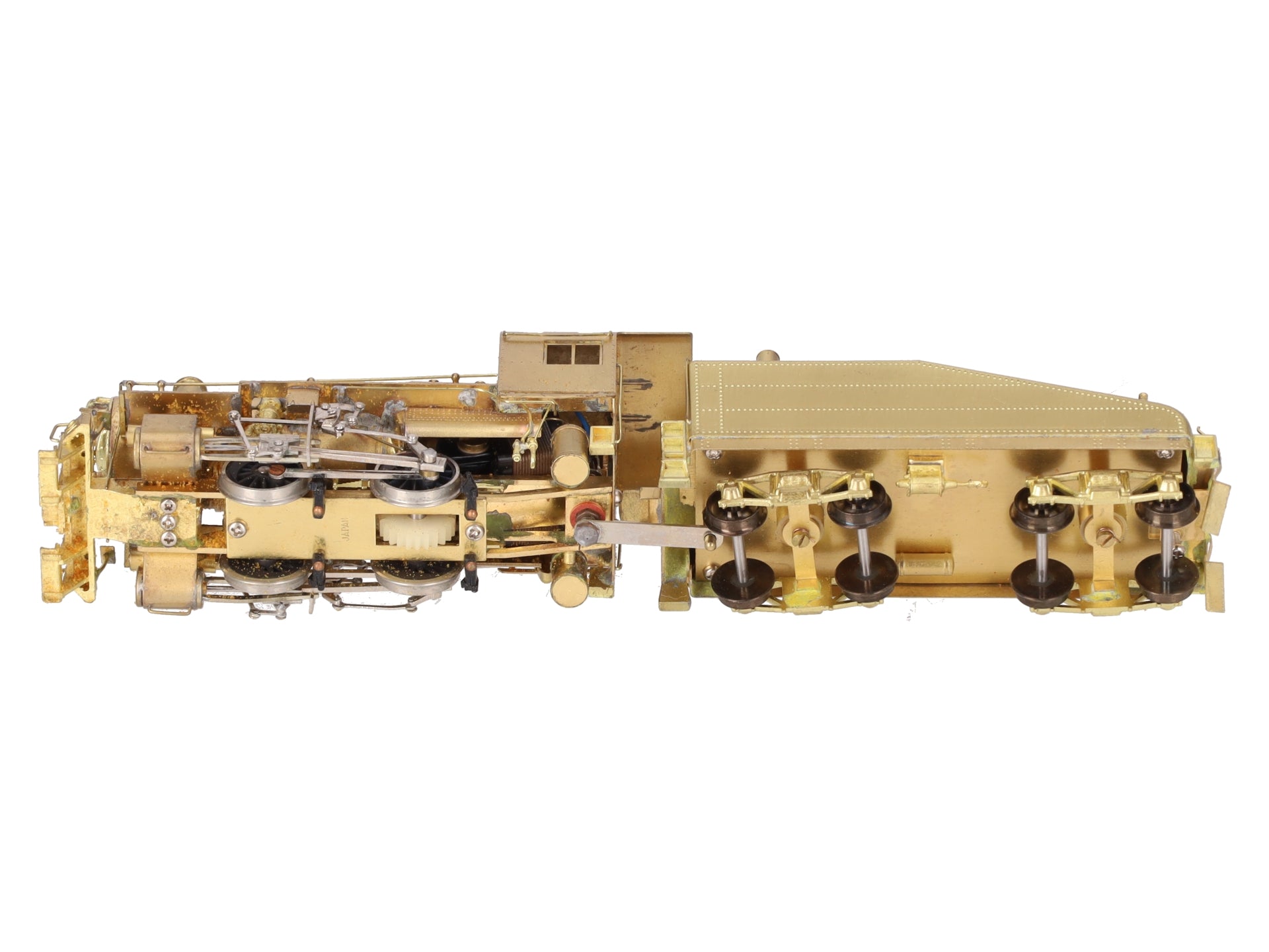 Gem Models GN-128 HO Brass PRR A5s 0-4-0 Steam Switcher & Tender (Unpainted) EX/Box