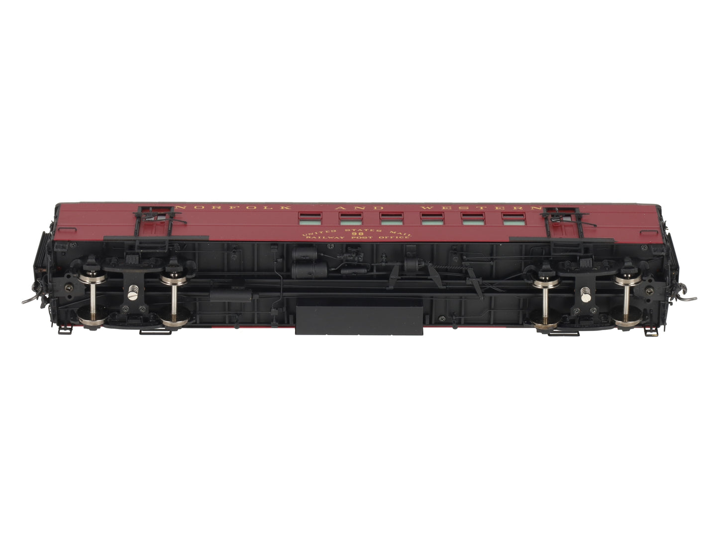 Division Point 98 HO BRASS Norfolk & Western Postal/Baggage Passenger Car LN/Box