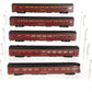 Overland 4314.1 HO BRASS NW "Powhatan Arrow" 5-Car Passenger Set EX/Box