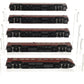 Overland 4314.1 HO BRASS NW "Powhatan Arrow" 5-Car Passenger Set EX/Box