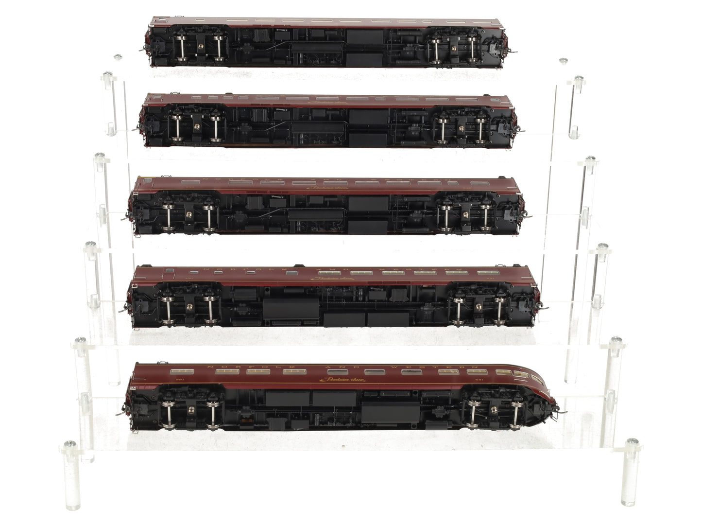 Overland 4314.1 HO BRASS NW "Powhatan Arrow" 5-Car Passenger Set EX/Box