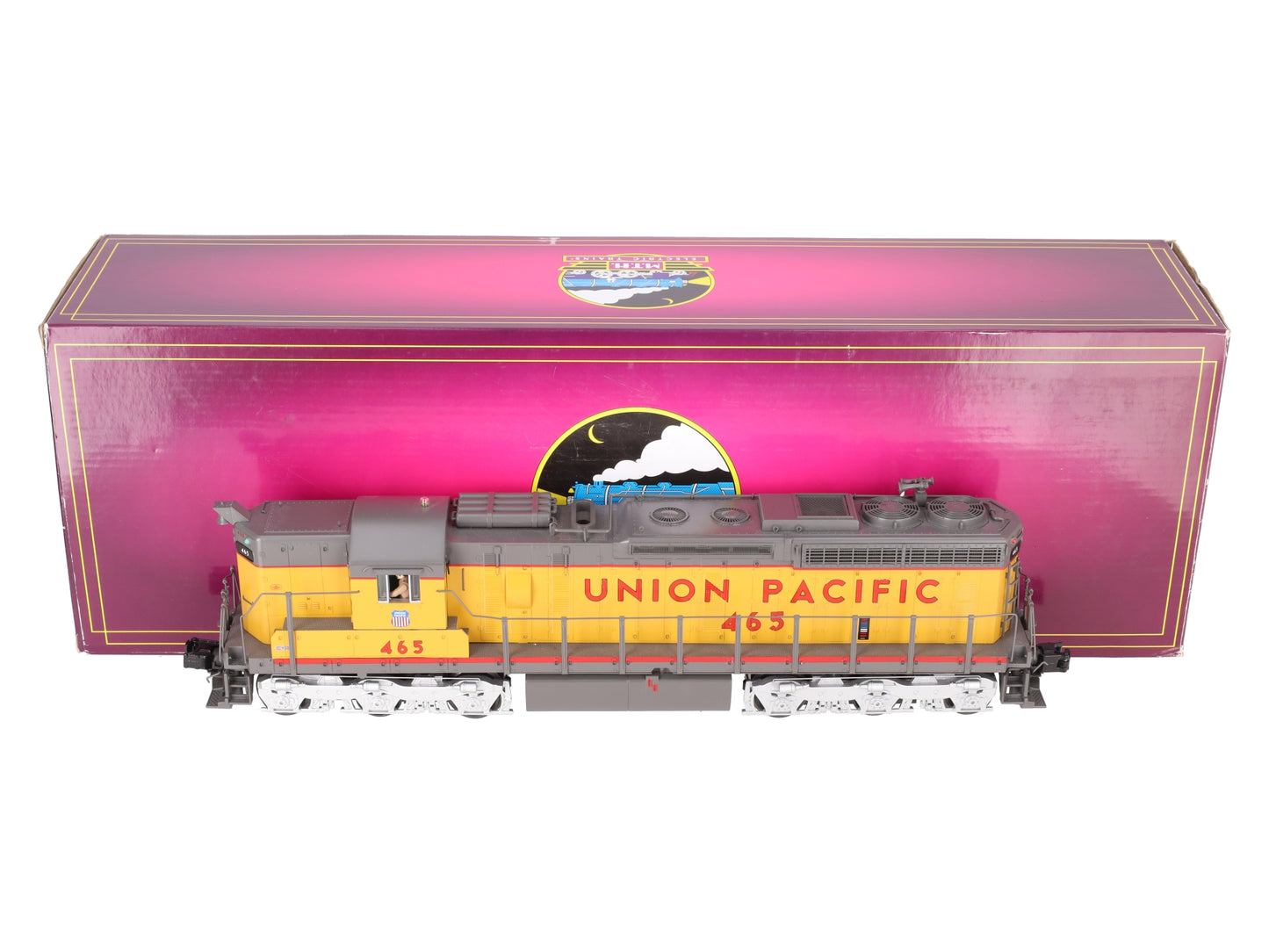 MTH 20-20179-1 O Gauge Union Pacific SD24 Diesel Engine #448 w/ PS3 (Hi-Rail) EX/Box