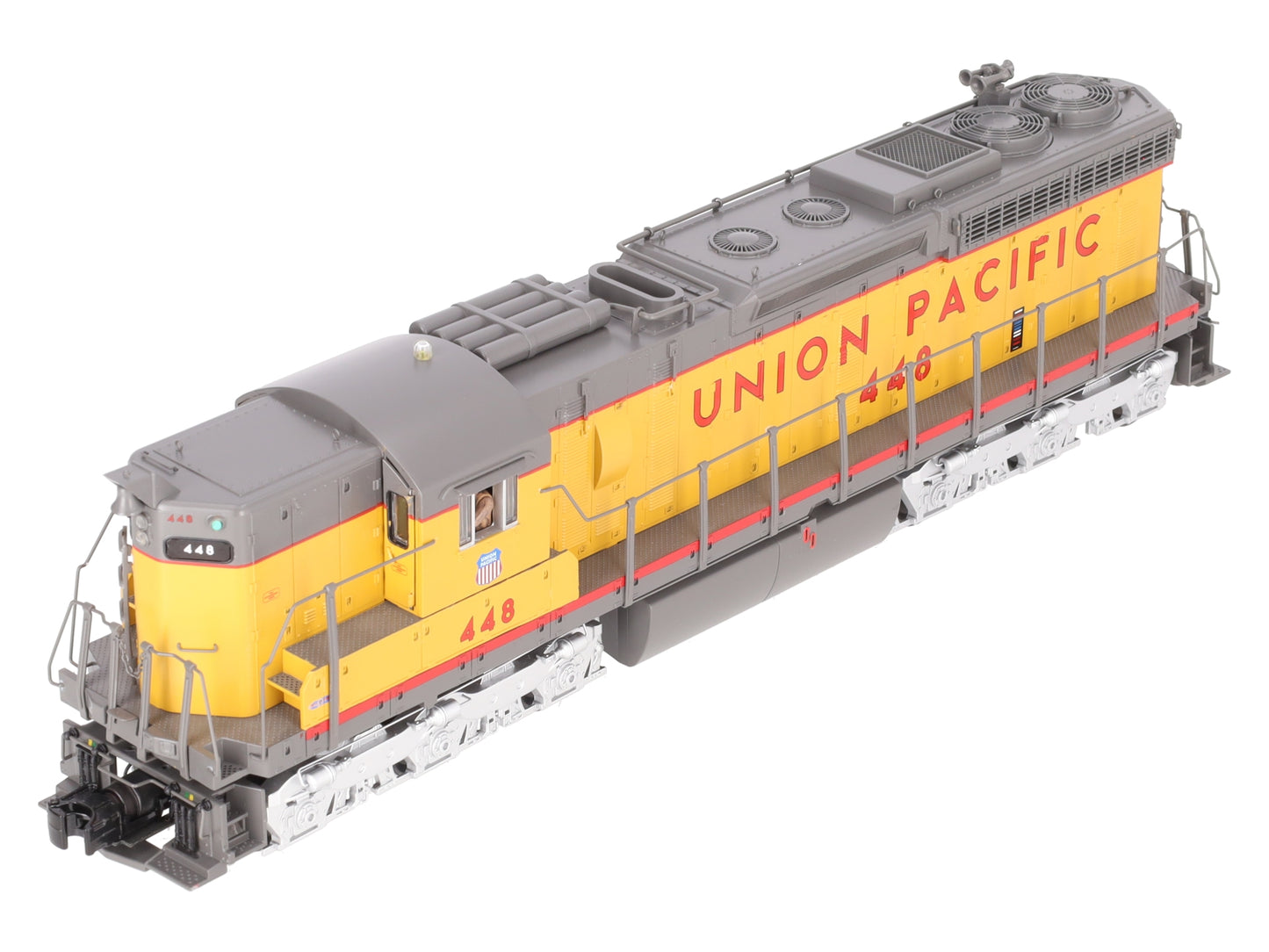 MTH 20-20179-1 O-Gauge UP SD24 Diesel Engine w/ Proto-Sound 3.0 #448 [Hi-Rail] EX/Box