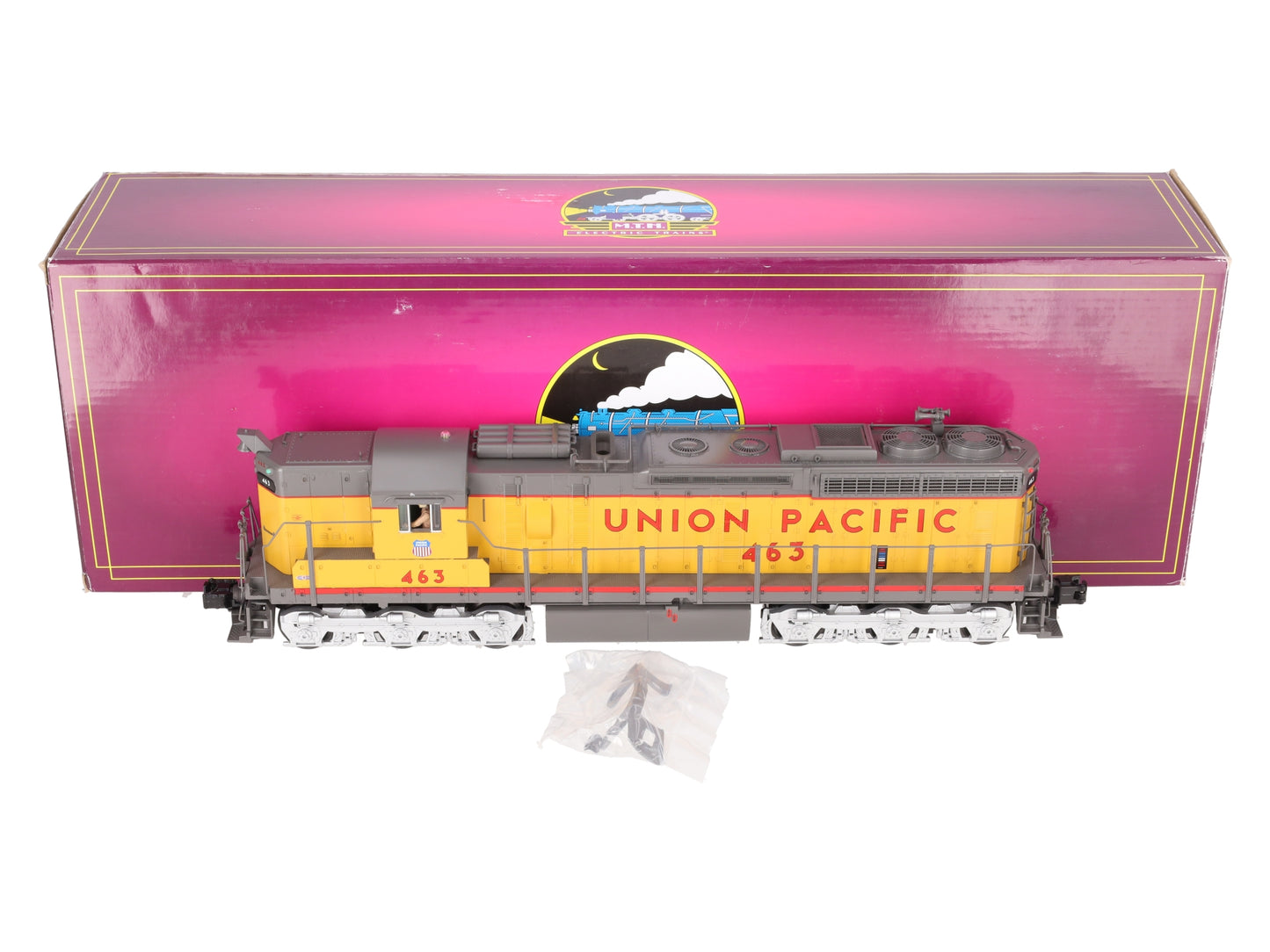 MTH 20-20179-1 O Gauge Union Pacific SD24 Diesel Engine #448 w/ PS3 (Hi-Rail) EX/Box