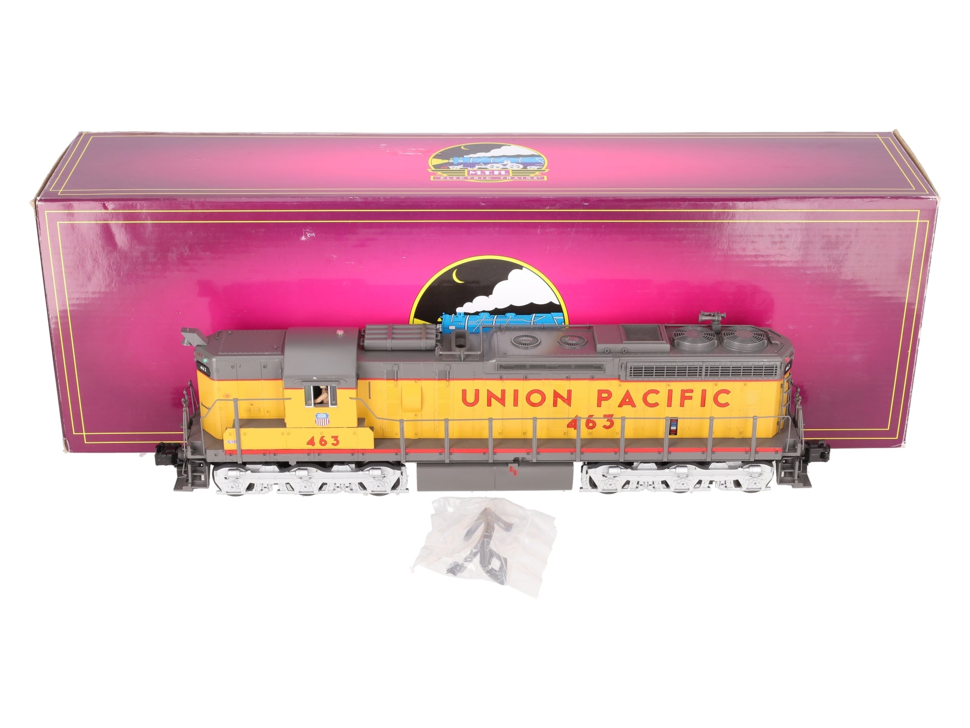 MTH 20-20179-1 O Gauge Union Pacific SD24 Diesel Engine #448 w/ PS3 (Hi-Rail) EX/Box