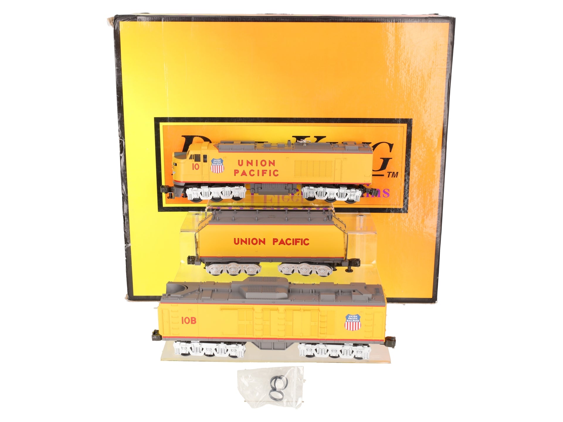 MTH 30-2009 O Gauge Union Pacific 3-Piece Gas Turbine Diesel Engine Set #10/10B LN/Box