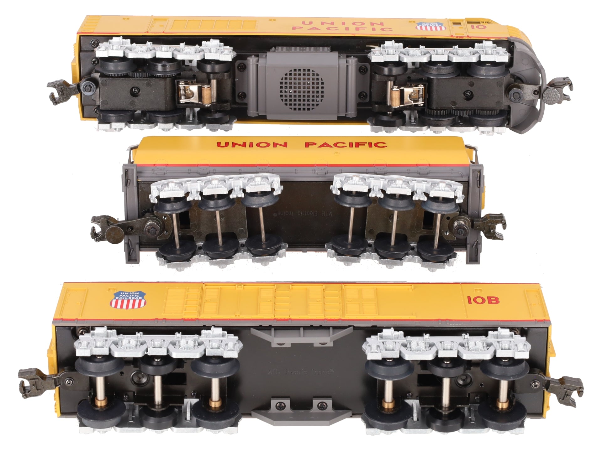 MTH 30-2009 O Gauge Union Pacific 3-Piece Gas Turbine Diesel Engine Set #10/10B LN/Box