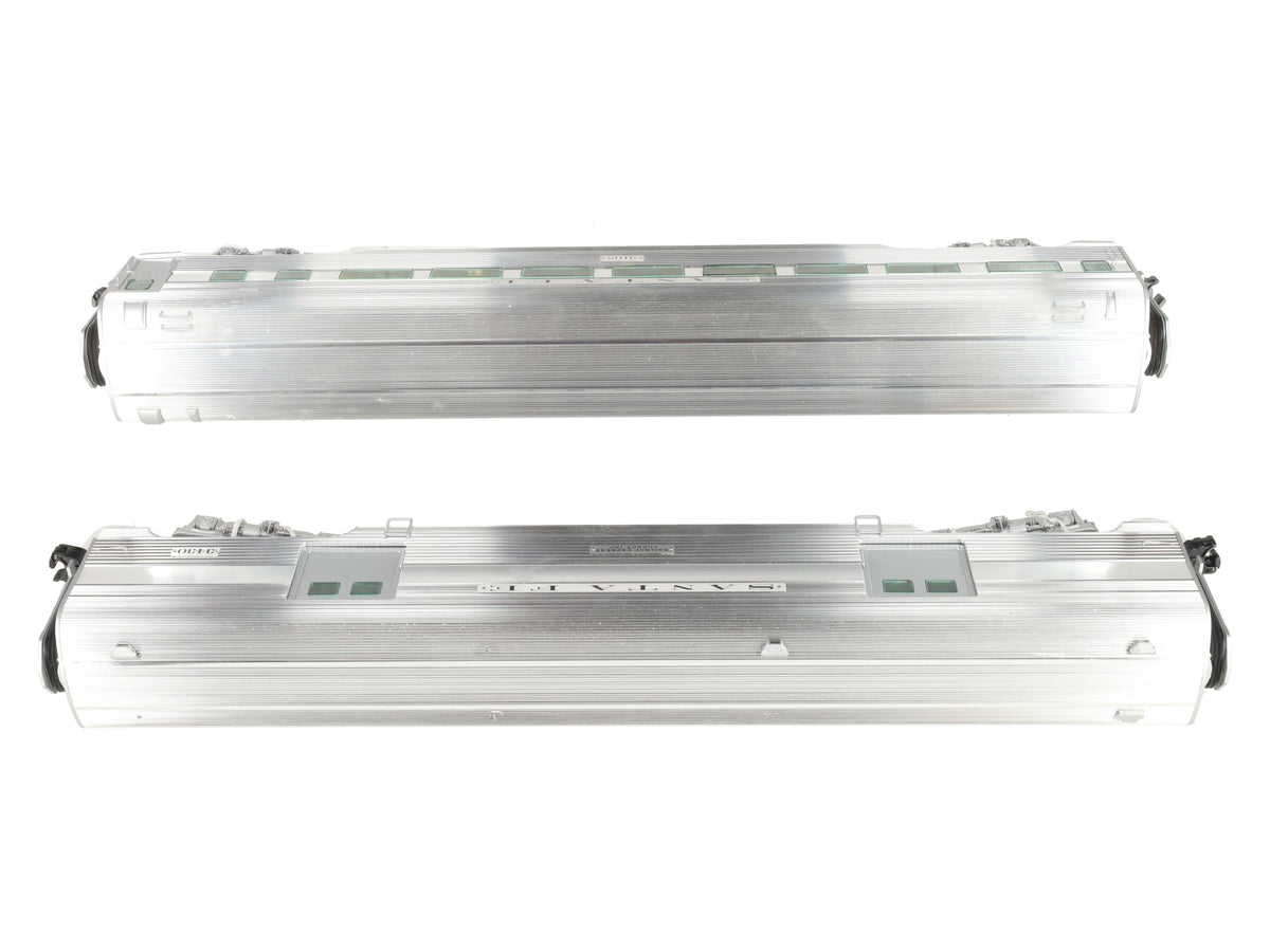 Lionel 6-25408 O Gauge Santa Fe El Capitan Aluminum Passenger Set EX/Box