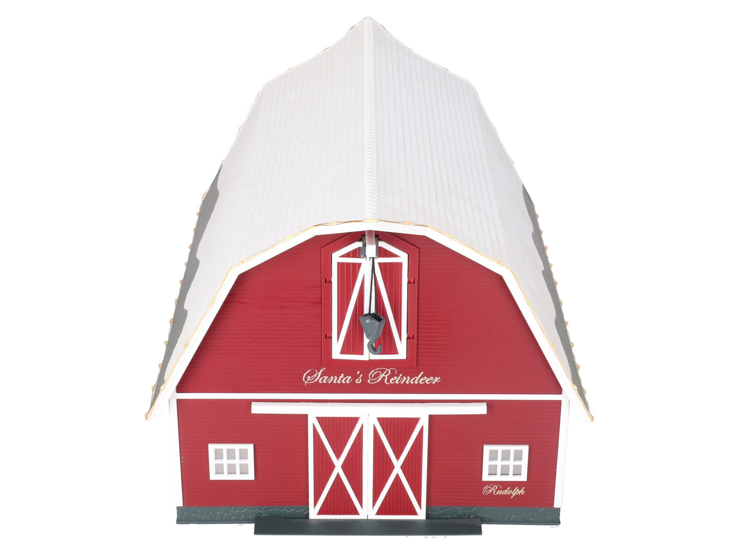 Lionel 2229120 O Assembled Plug-Expand-Play Christmas Barn EX