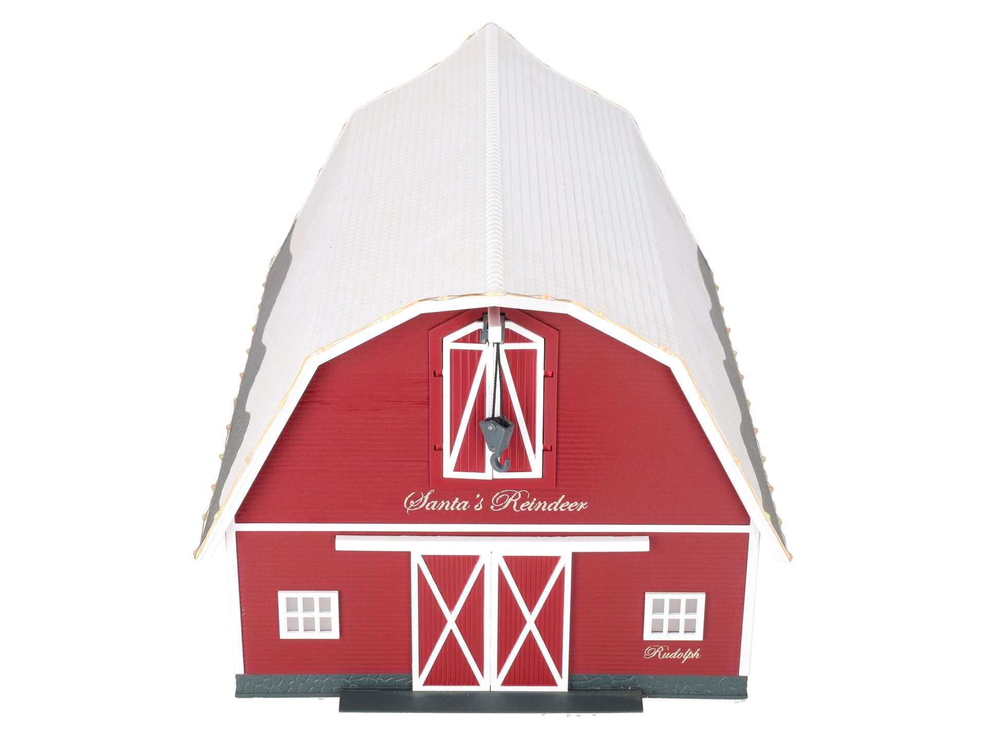 Lionel 2229120 O Assembled Plug-Expand-Play Christmas Barn EX