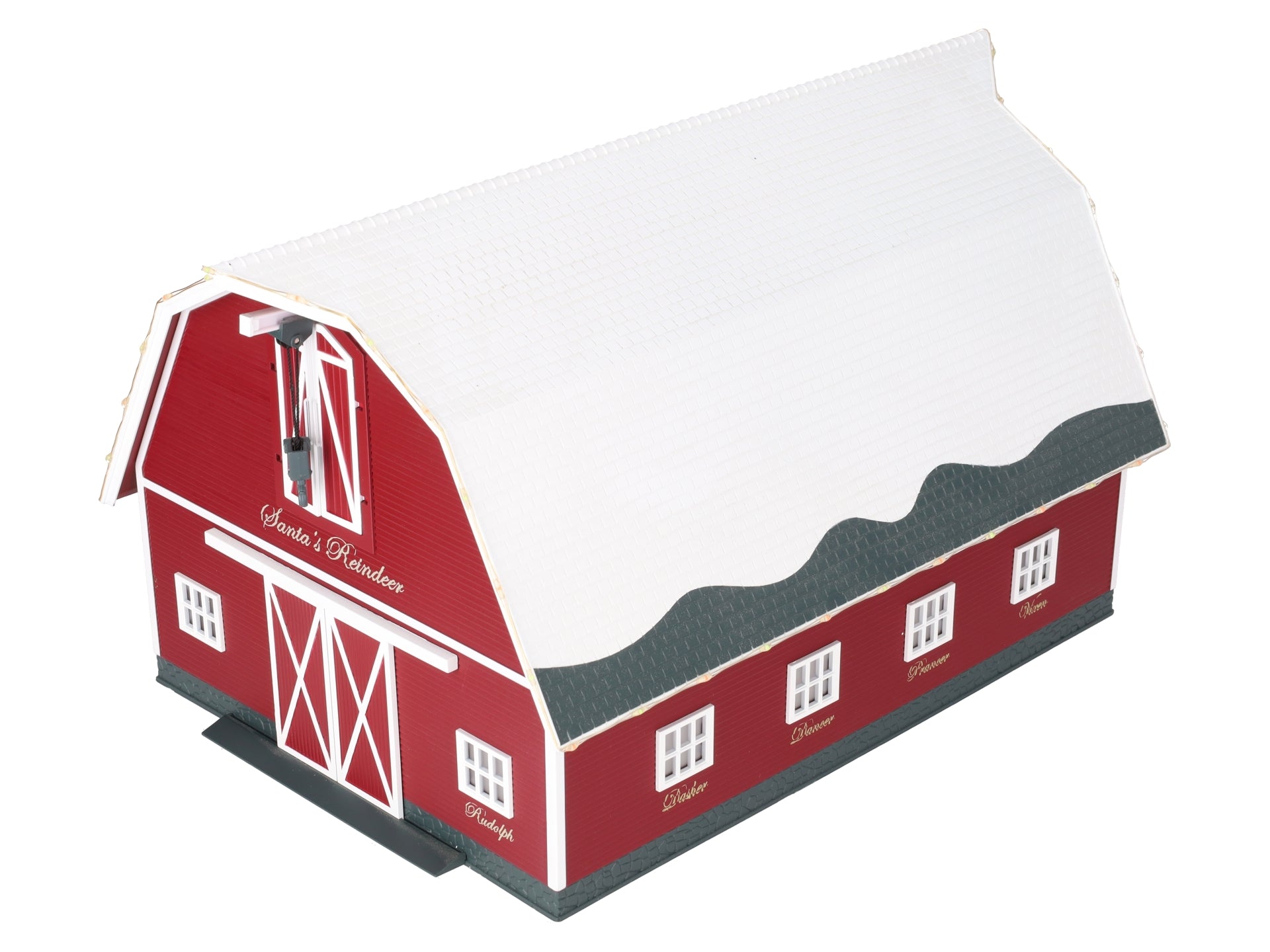 Lionel 2229120 O Assembled Plug-Expand-Play Christmas Barn EX