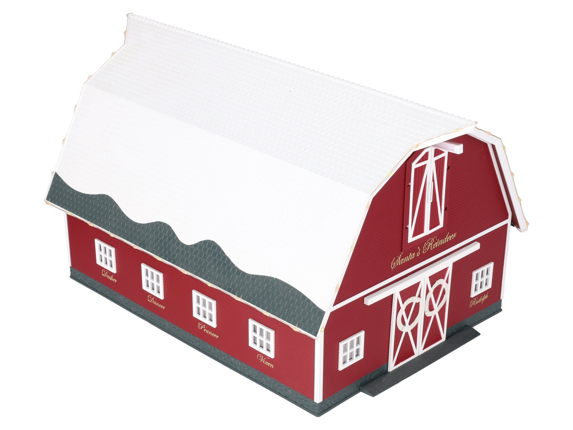 Lionel 2229120 O Assembled Plug-Expand-Play Christmas Barn EX