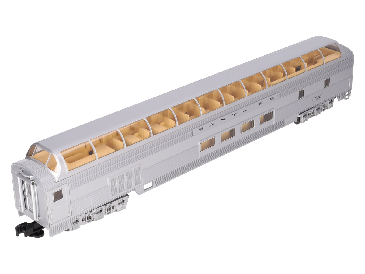 Lionel 1927030 O Gauge Santa Fe 21 Stationsounds Diner Dome #550