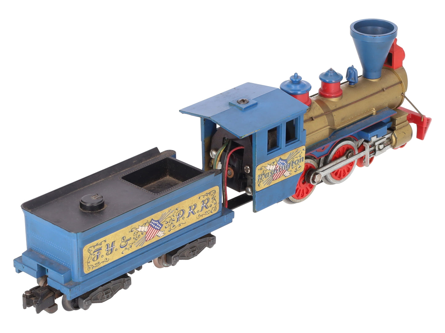 American Flyer 21089 S F.Y & P.R.R "Washington" 4-4-0 Steam Locomotive & Tender VG