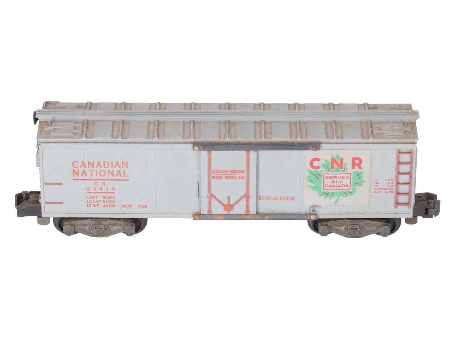 American Flyer 24419 Vintage S Canadian National Reefer VG