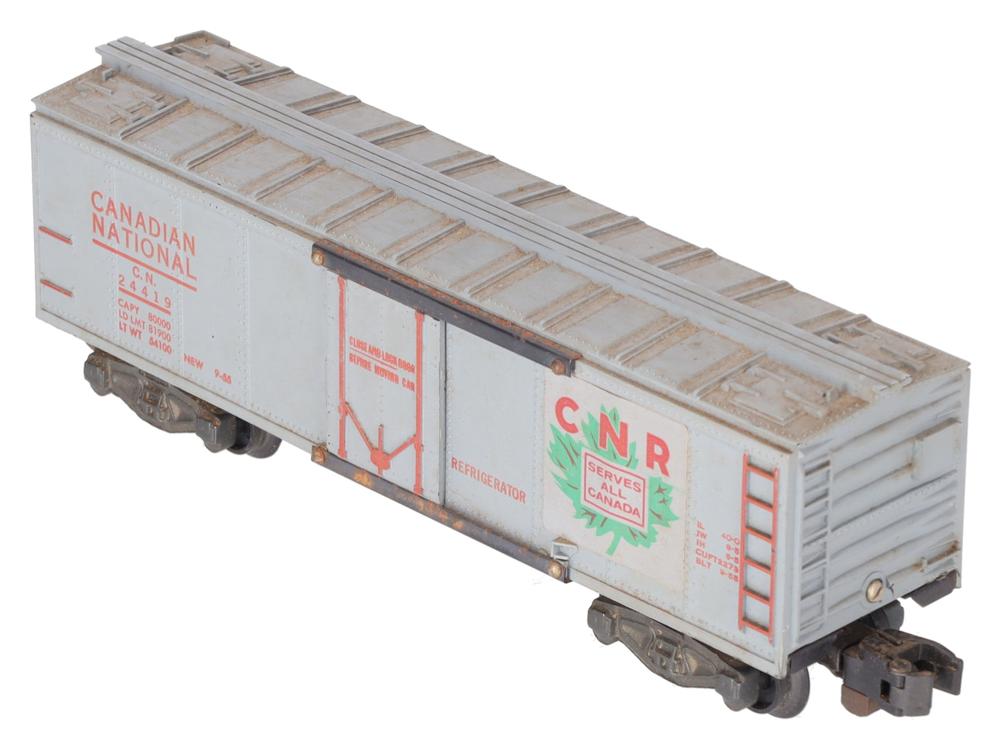 American Flyer 24419 Vintage S Canadian National Reefer VG