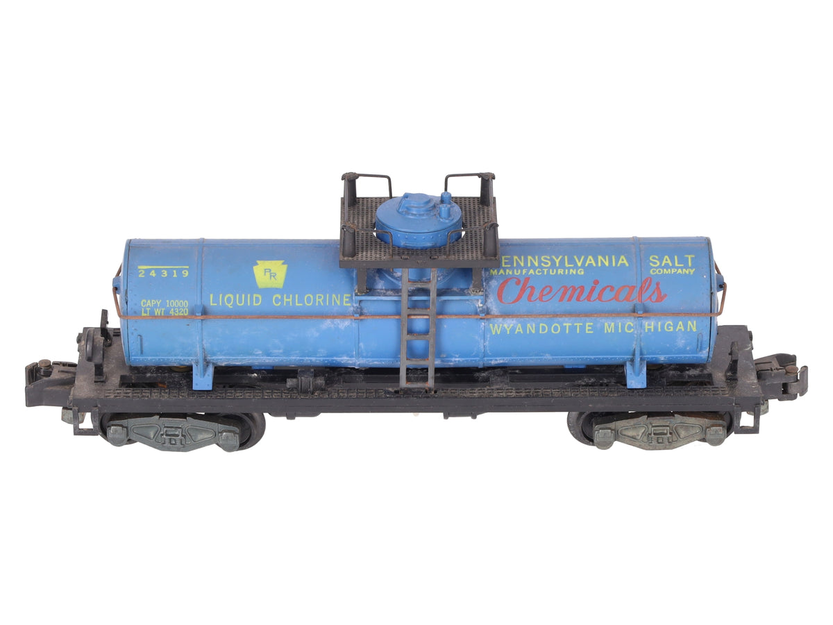 American Flyer 24319 Vintage S Penn Salt Tank Car - RARE VG