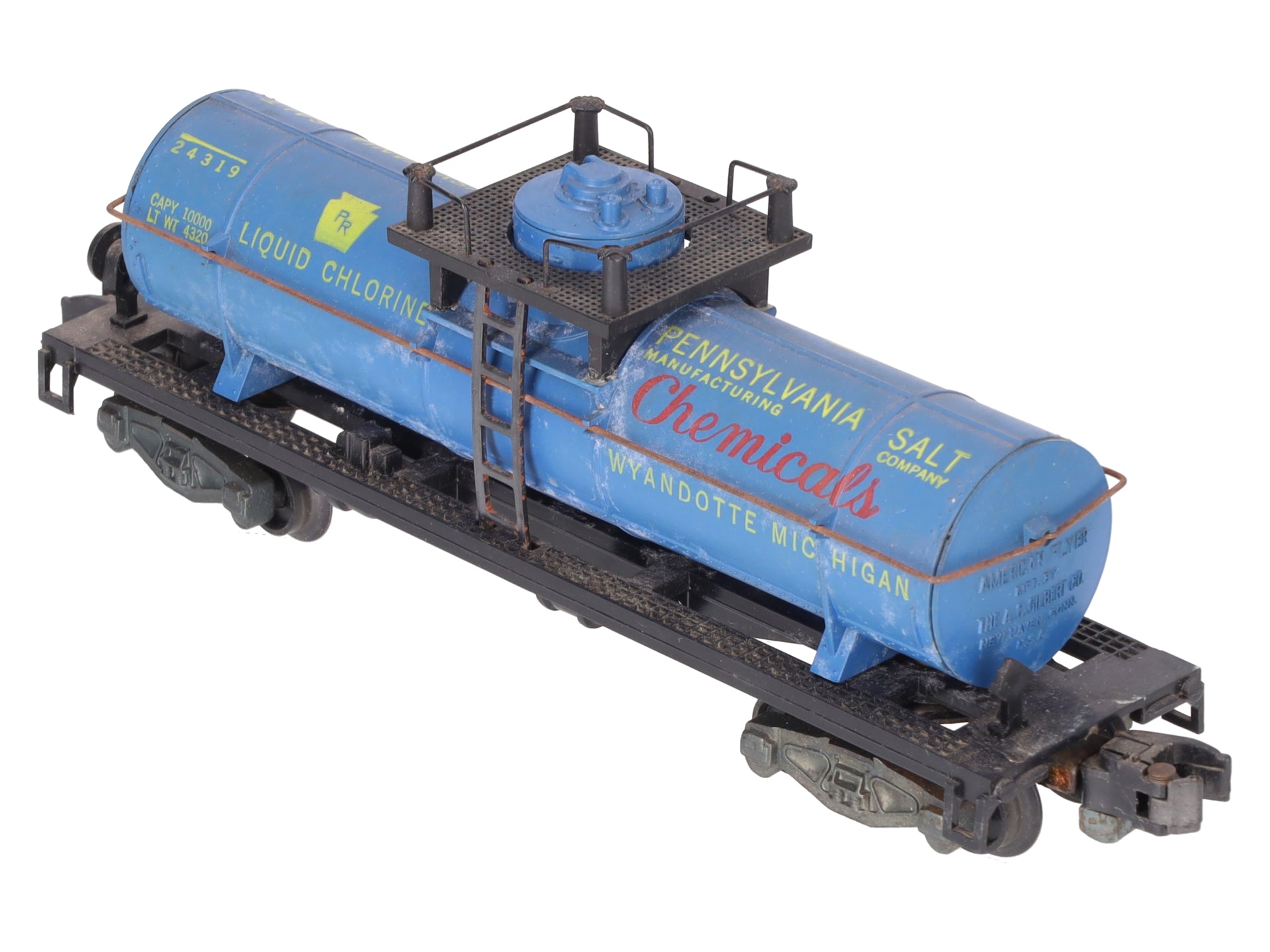 American Flyer 24319 Vintage S Penn Salt Tank Car - RARE VG