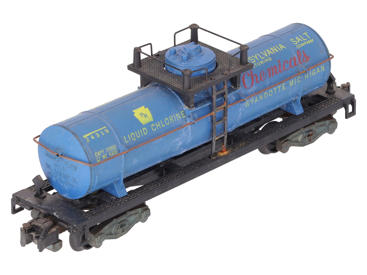 American Flyer 24319 Vintage S Penn Salt Tank Car - RARE VG