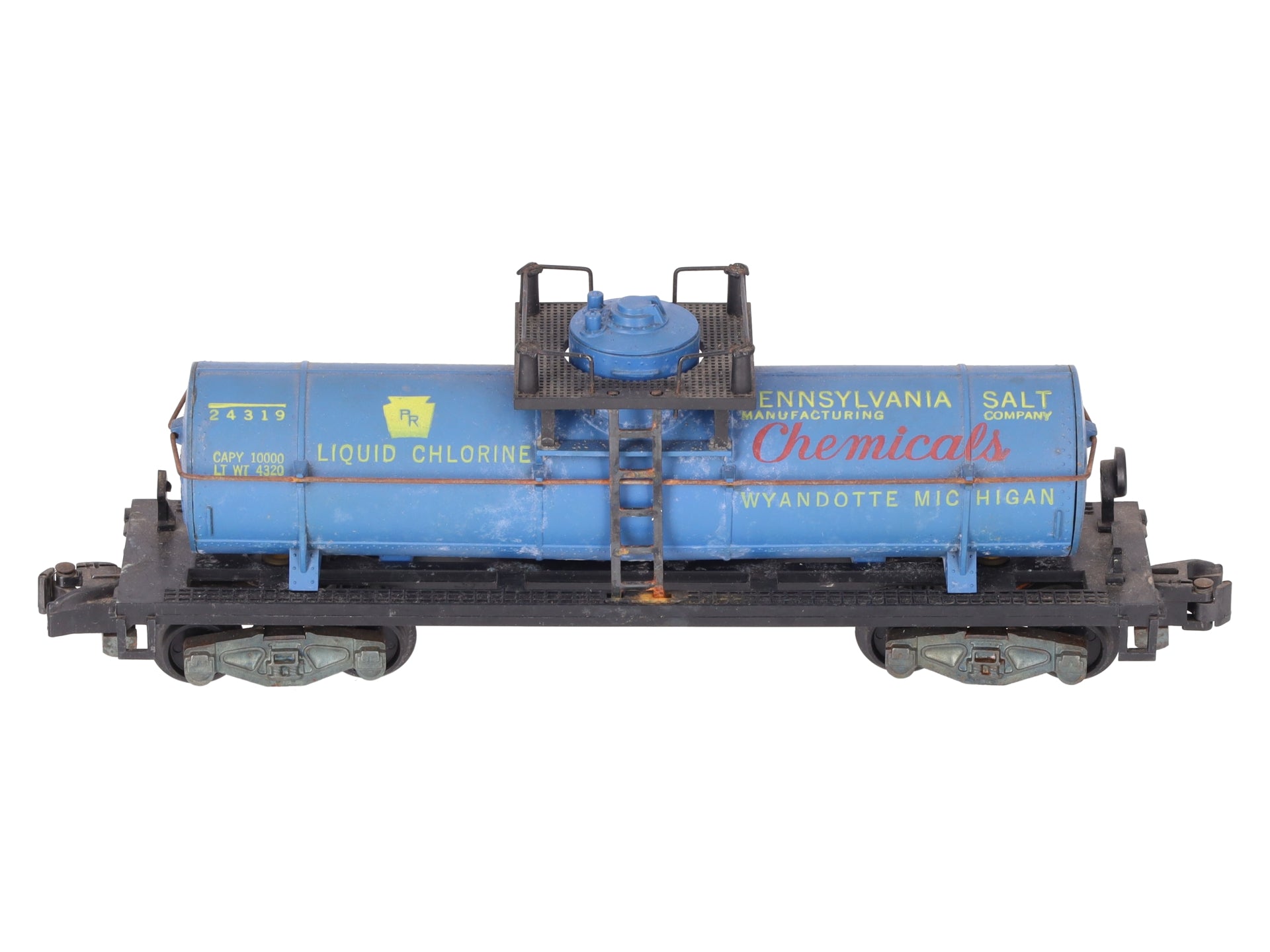 American Flyer 24319 Vintage S Penn Salt Tank Car - RARE VG