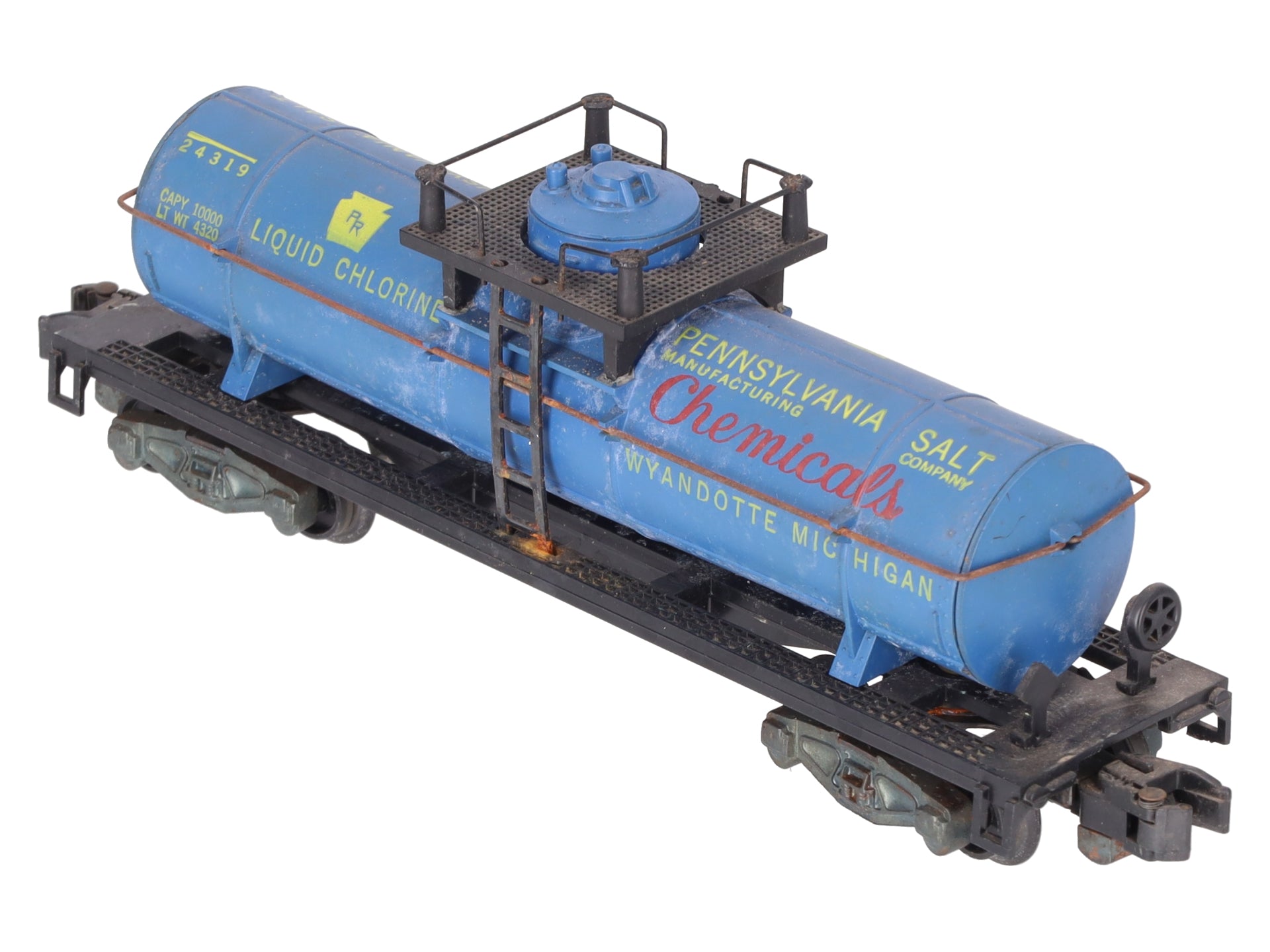 American Flyer 24319 Vintage S Penn Salt Tank Car - RARE VG