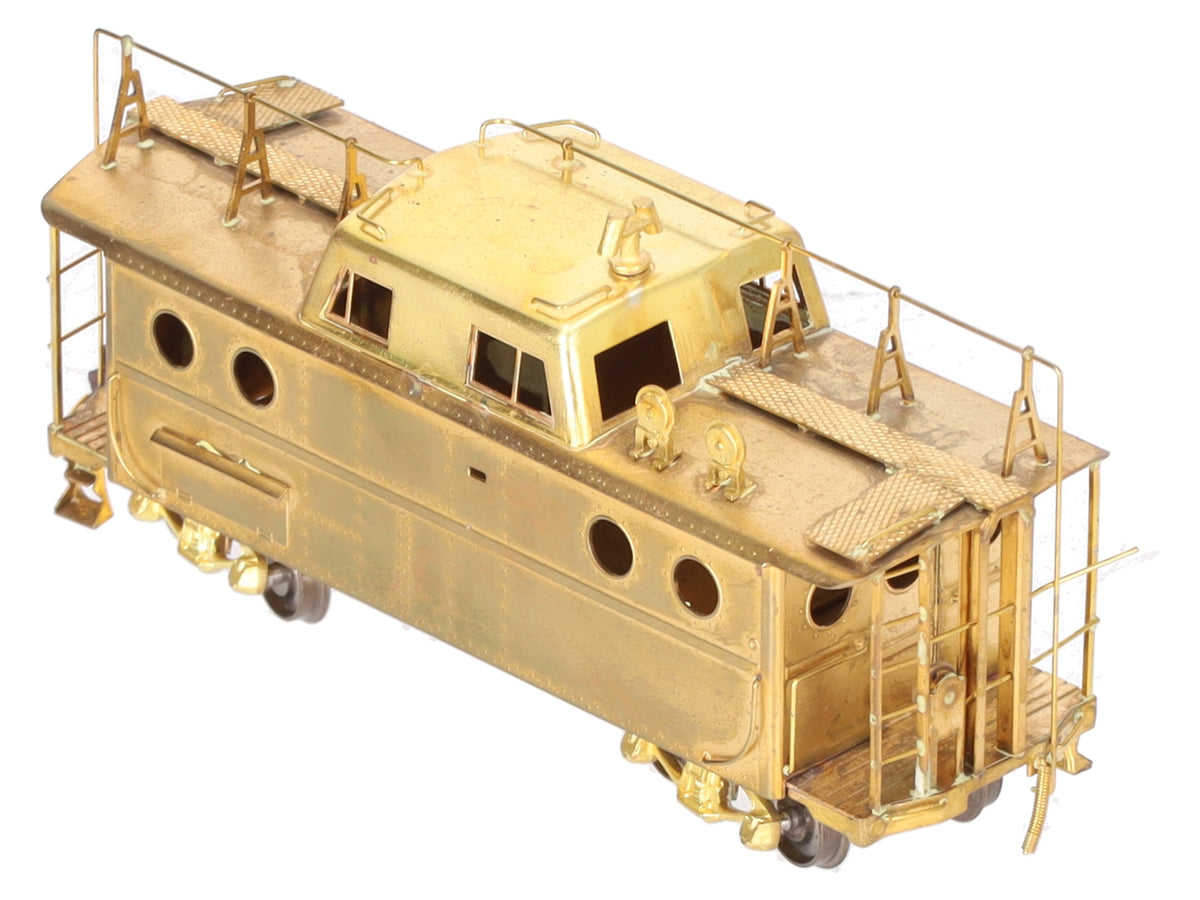 Alco Models X-104 HO Scale BRASS PRR N-5c Caboose - Unpainted EX/Box