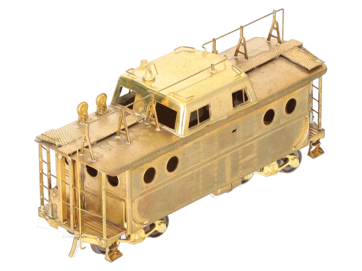 Alco Models X-104 HO Scale BRASS PRR N-5c Caboose - Unpainted EX/Box