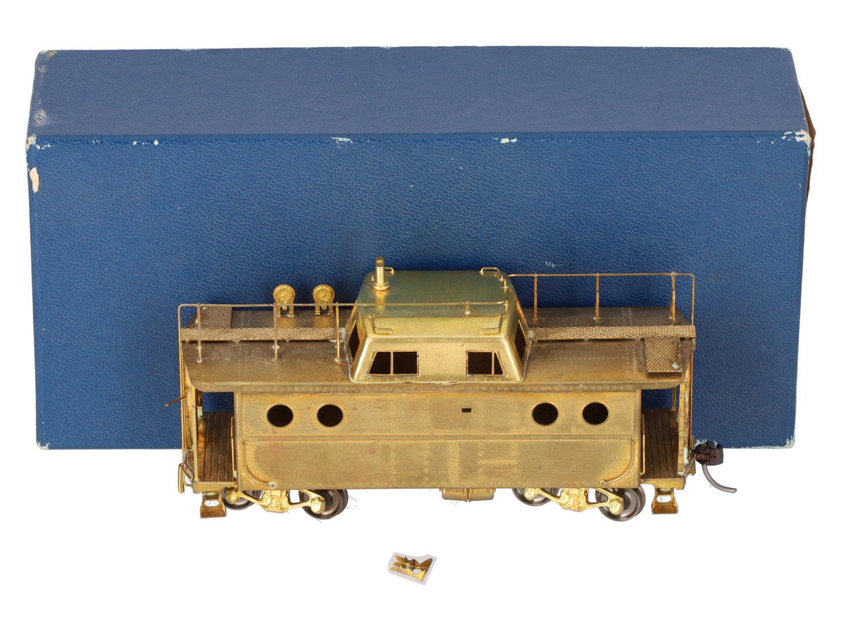 Alco Models X-104 HO Scale BRASS PRR N-5c Caboose - Unpainted EX/Box