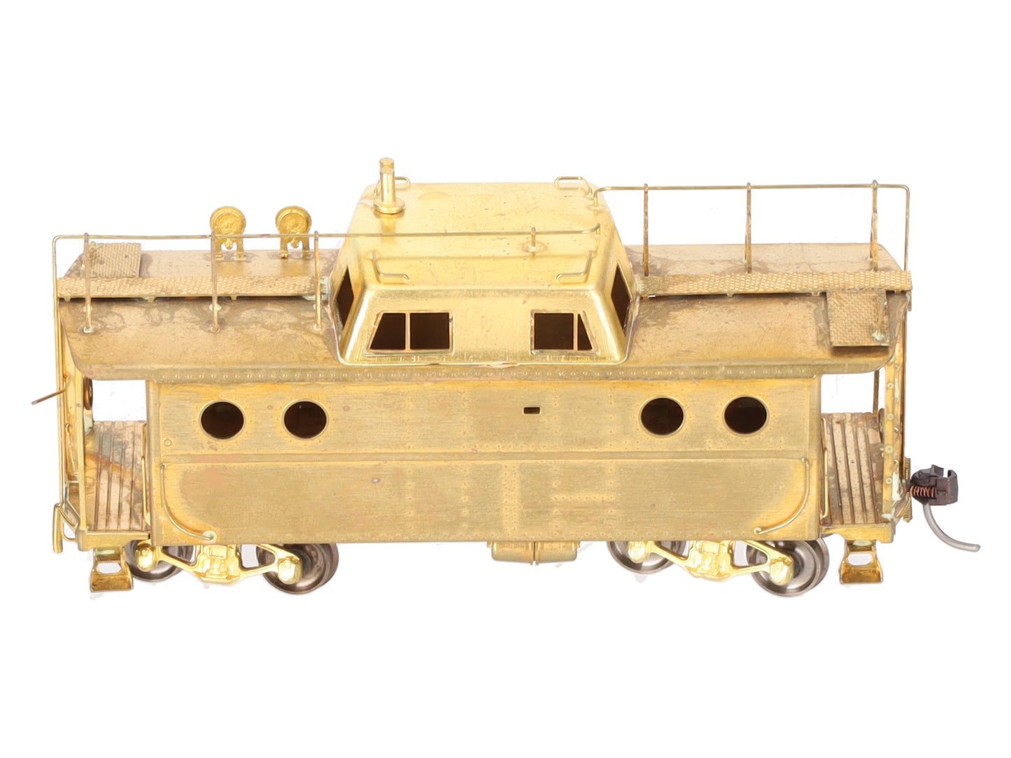 Alco Models X-104 HO Scale BRASS PRR N-5c Caboose - Unpainted EX/Box