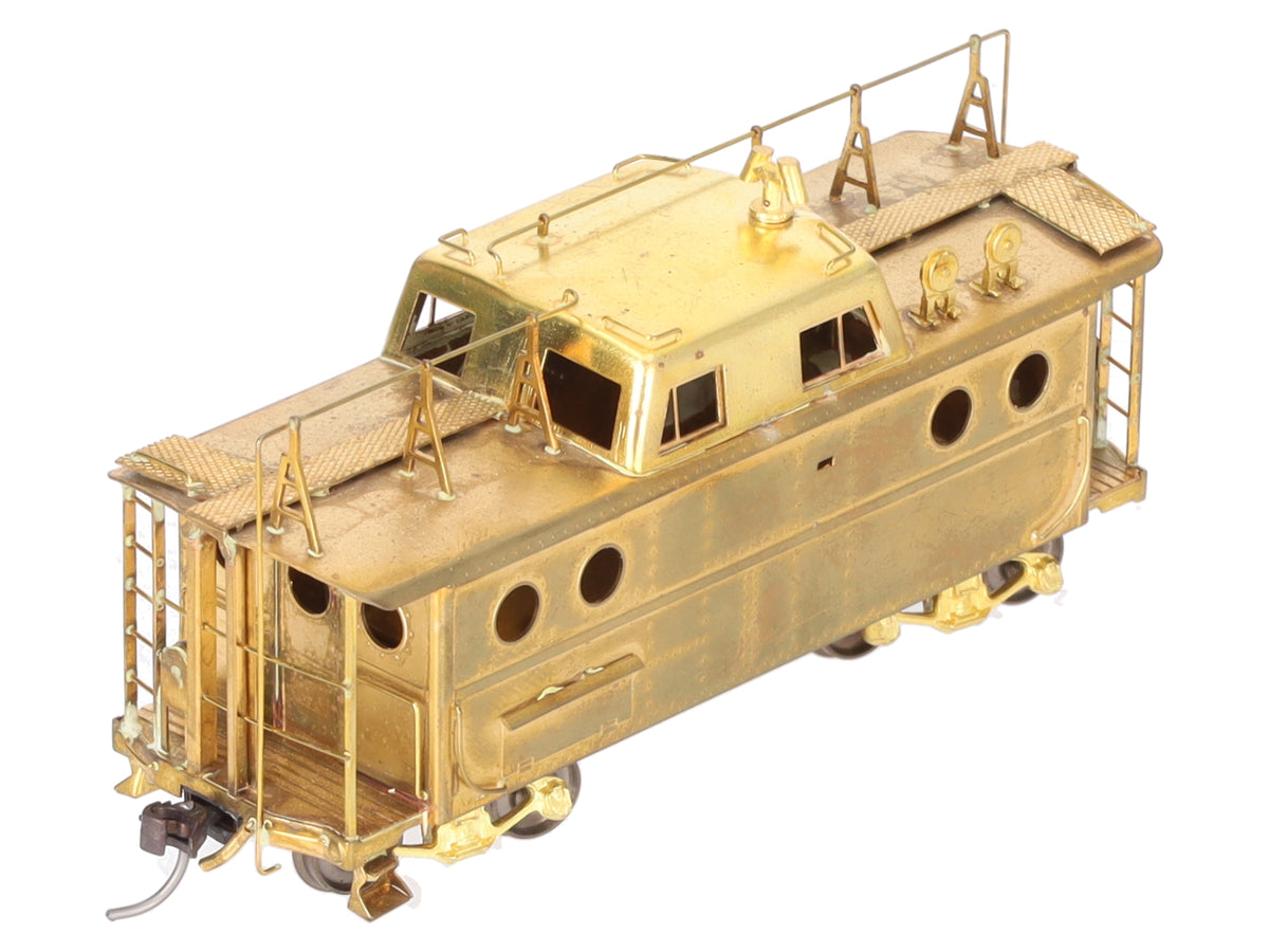 Alco Models X-104 HO Scale BRASS PRR N-5c Caboose - Unpainted EX/Box