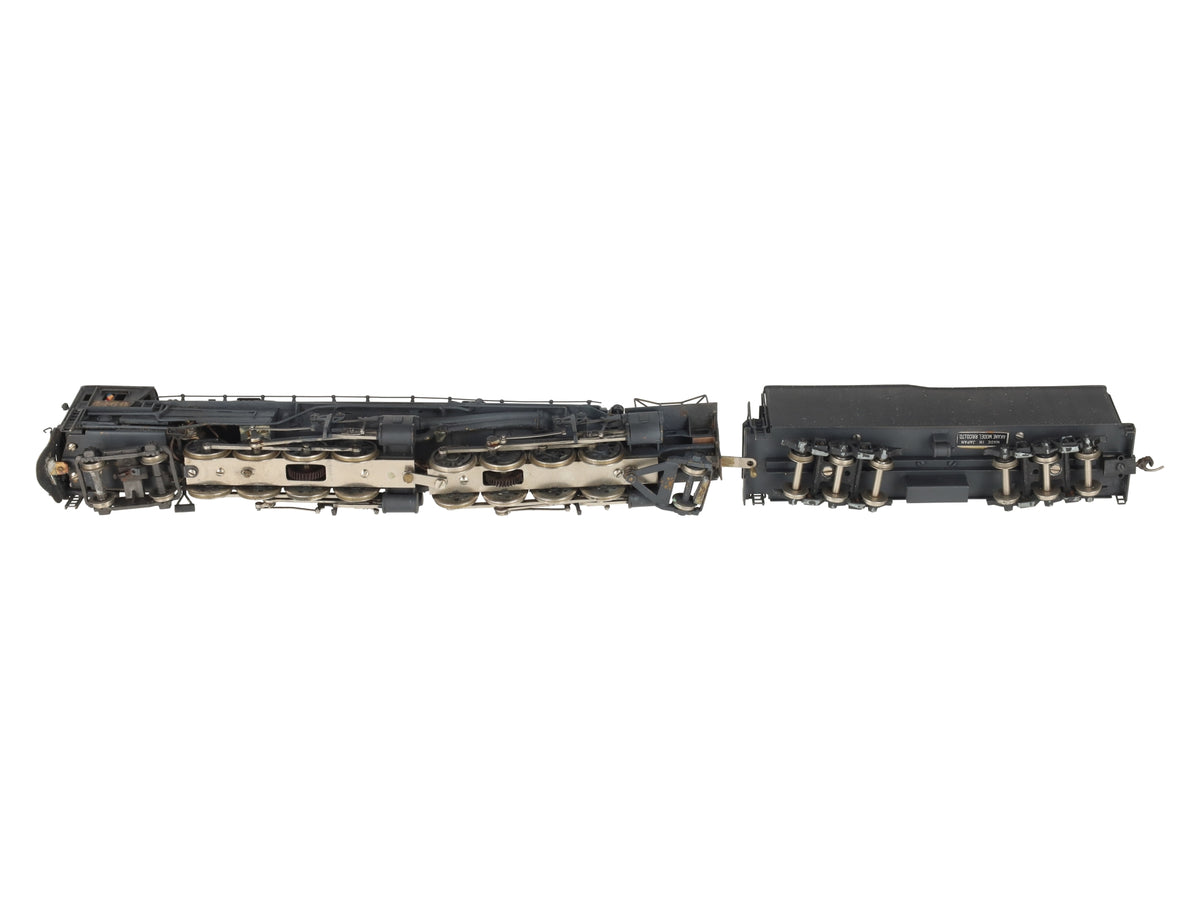 Akane HO BRASS SP 4-8-8-2 Cab Forward Steam Locomotive & Tender #4160 - Painted/Box