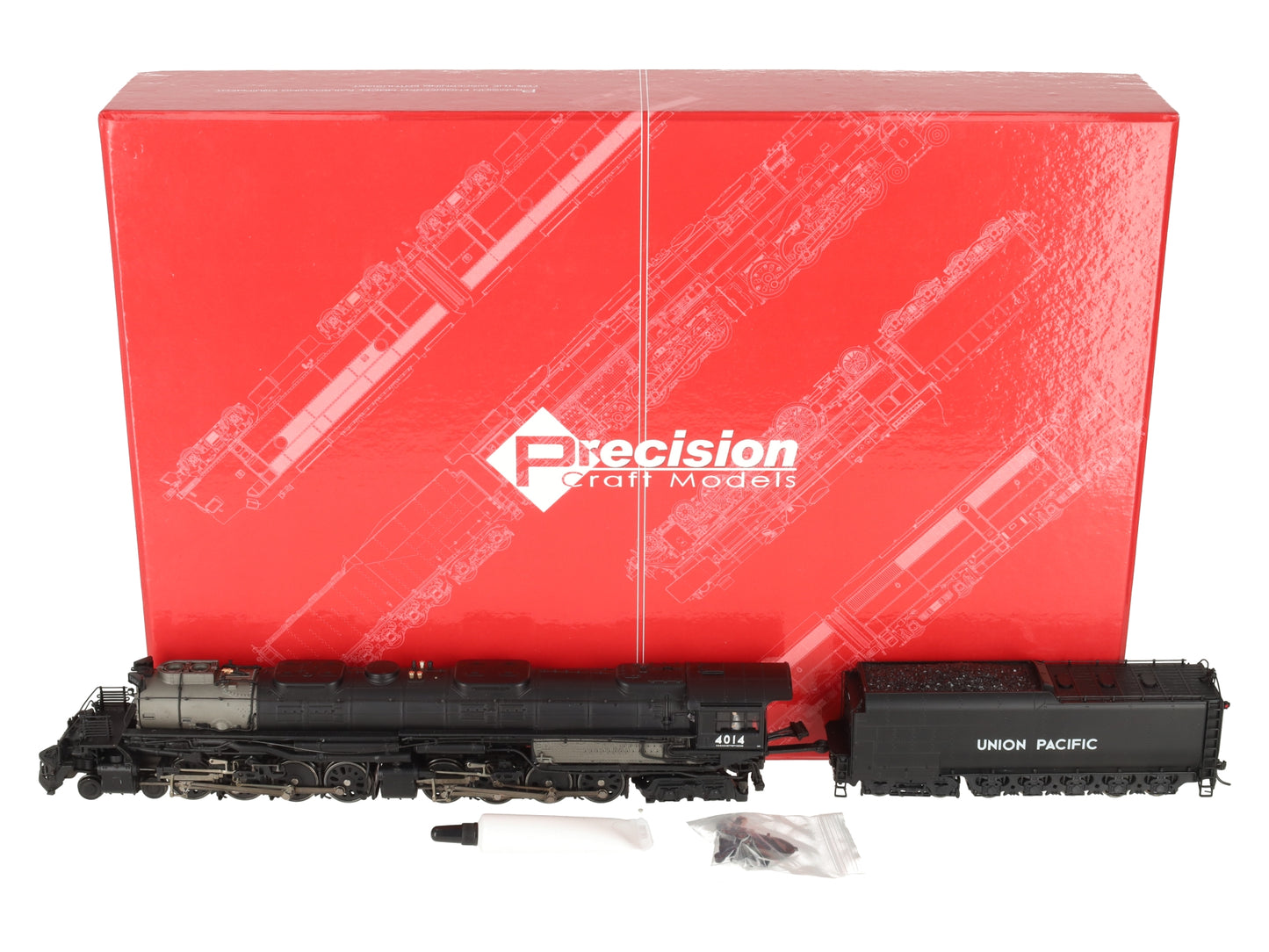 Precision Craft Models 580 HO Scale UP Big Boy Steam Loco & Tender #4014 EX/Box