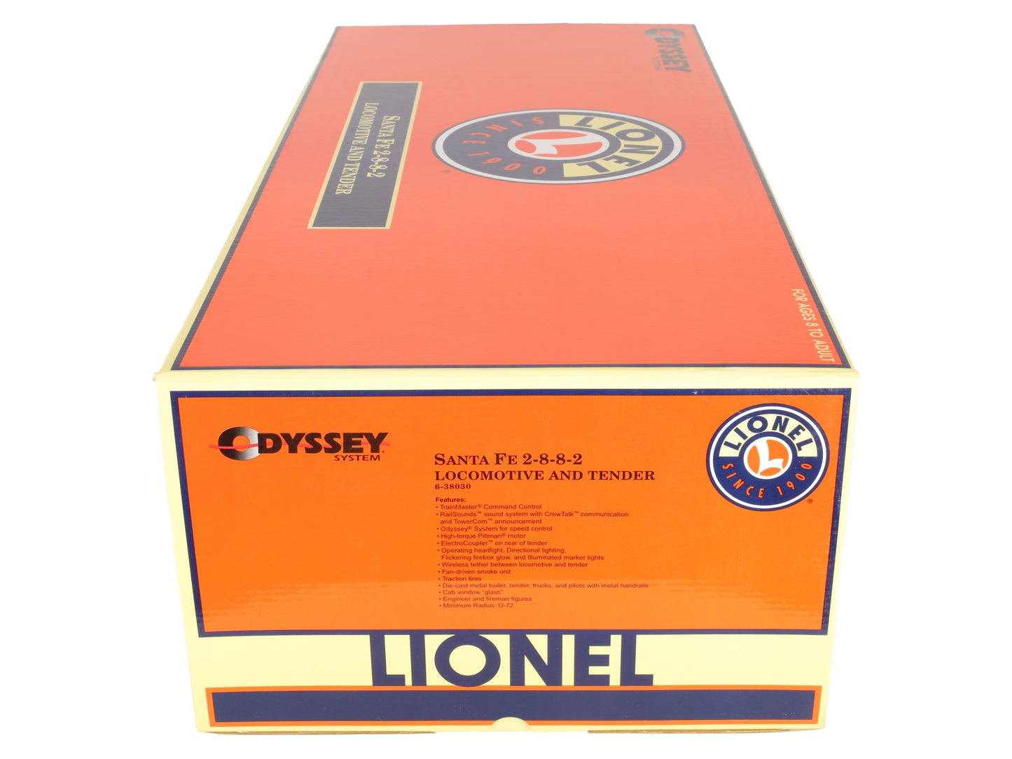Lionel 6-38030 O Santa Fe 2-8-8-2 Mallet Steam Locomotive & Tender #1795 LN/Box