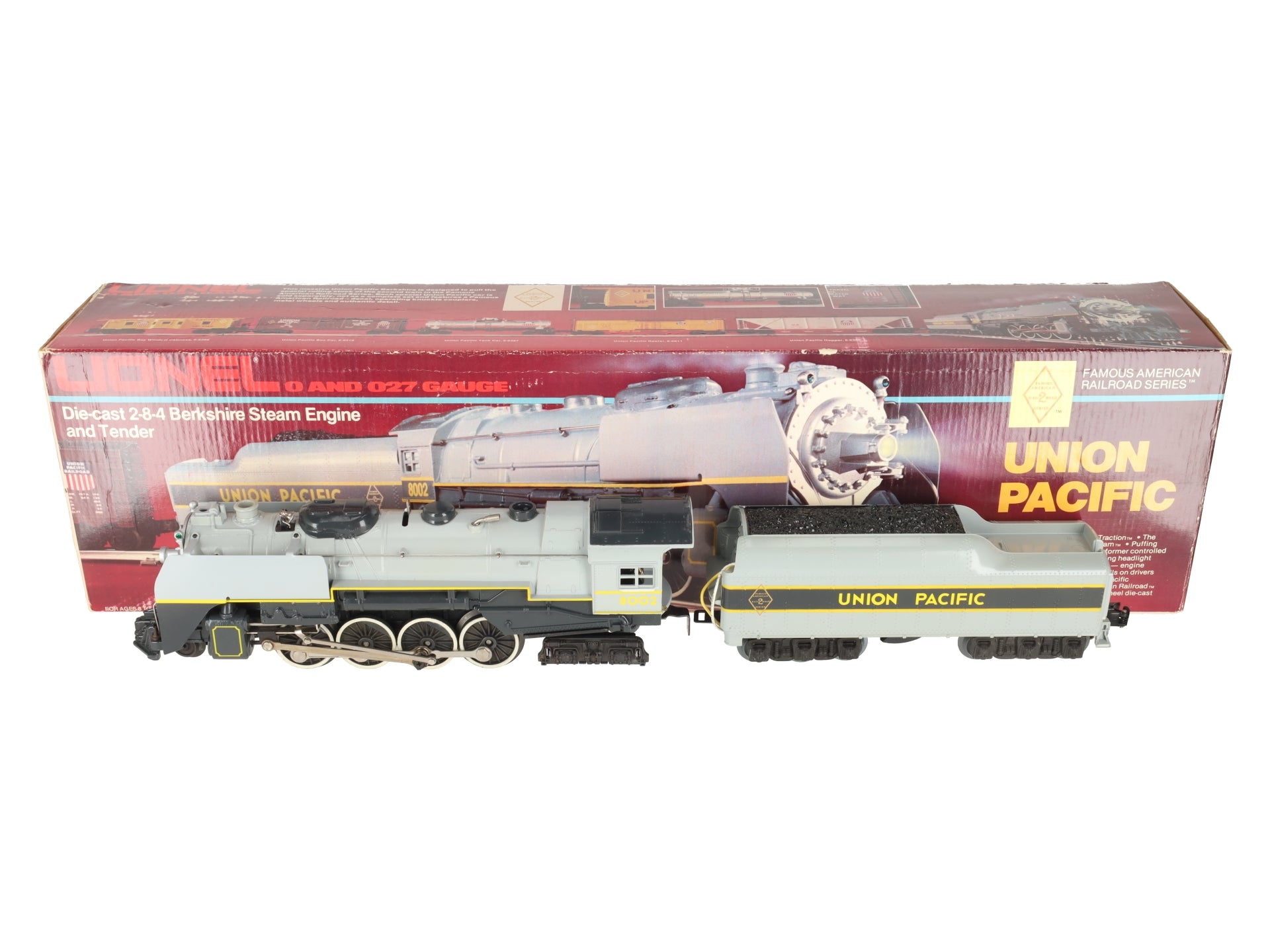 Lionel 6-8002 O Union Pacific Berkshire 2-8-4 Steam Locomotive & Tender #8002 LN/Box