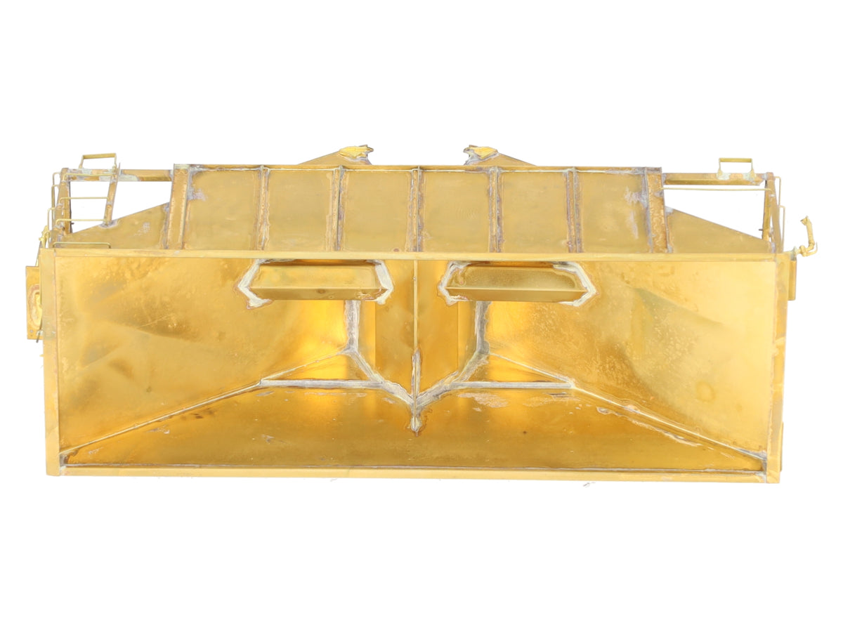 Iron Horse On3 Scale BRASS East Broadtop 2- Bay Oar Hopper Car- Unpainted EX/Box