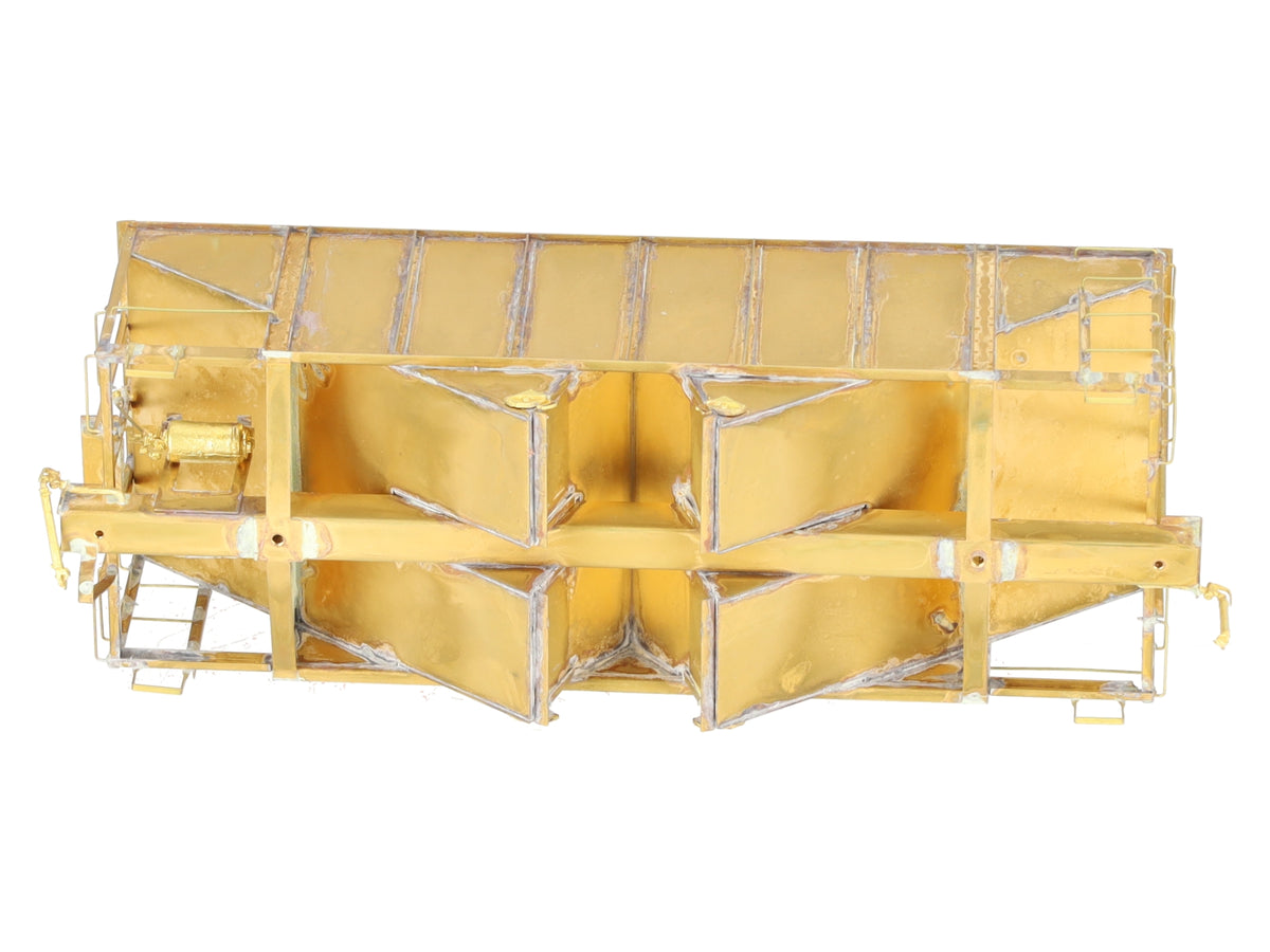 Iron Horse On3 Scale BRASS East Broadtop 2- Bay Oar Hopper Car- Unpainted EX/Box