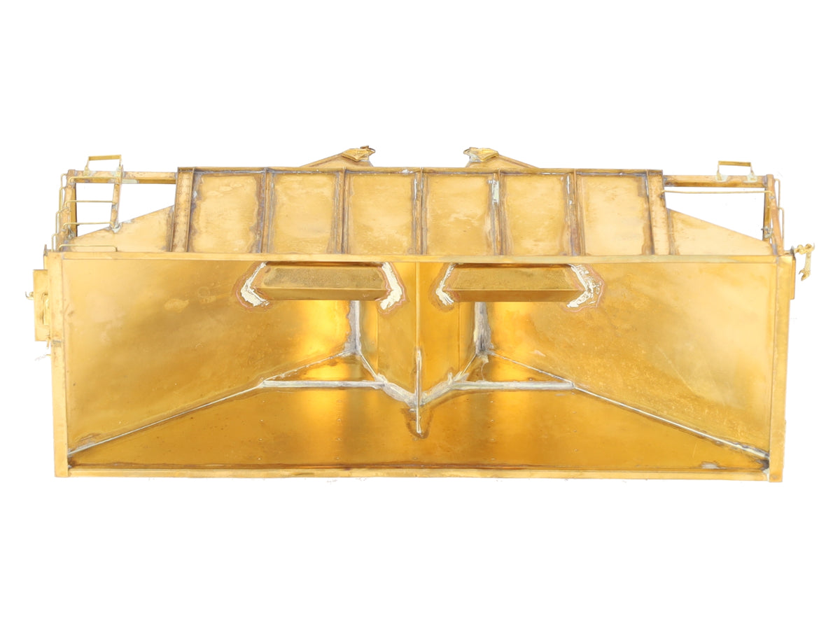 Iron Horse On3 Scale BRASS East Broadtop 2- Bay Oar Hopper Car- Unpainted EX/Box