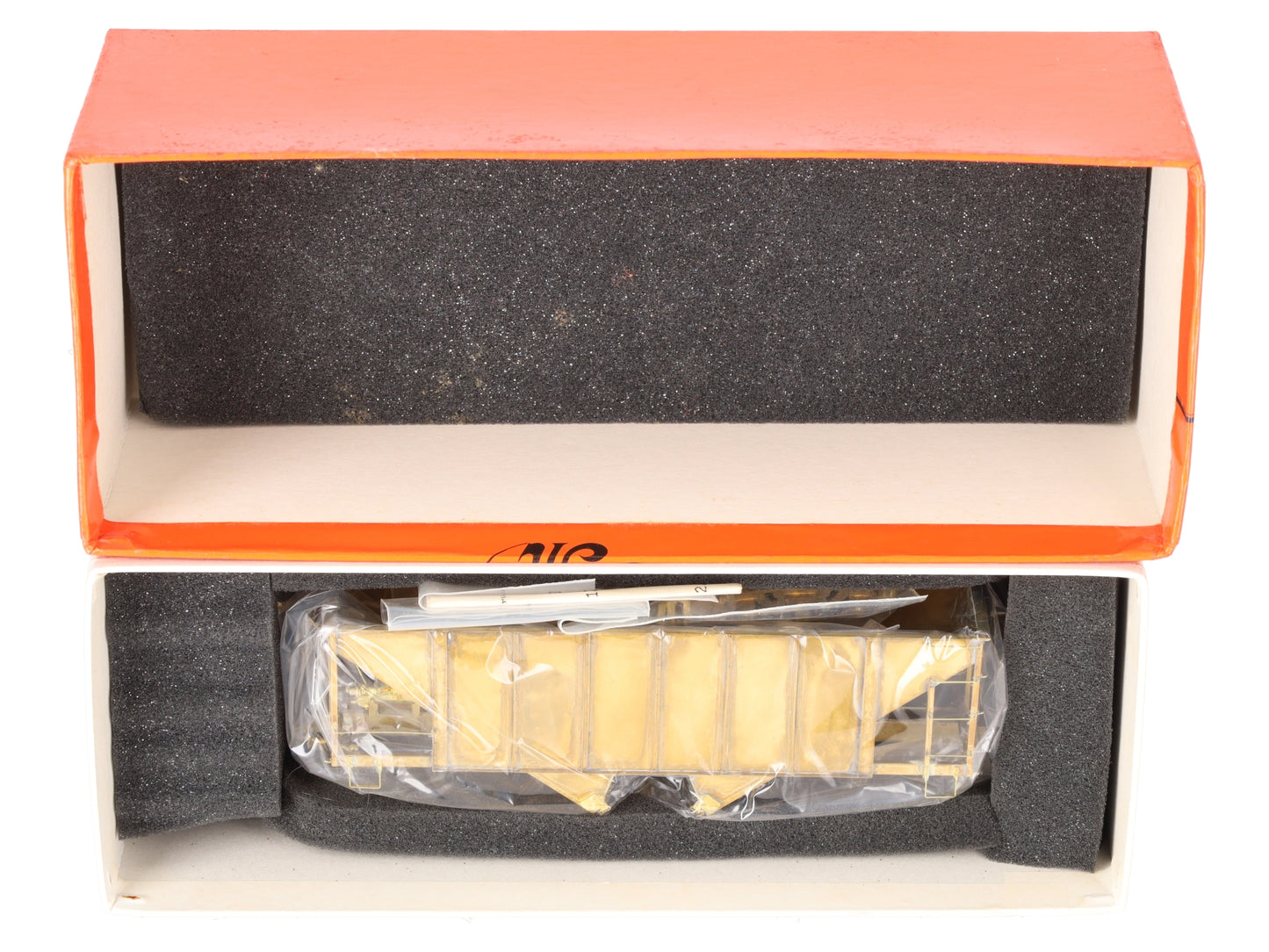 Iron Horse On3 Scale BRASS East Broadtop 2- Bay Oar Hopper Car- Unpainted EX/Box