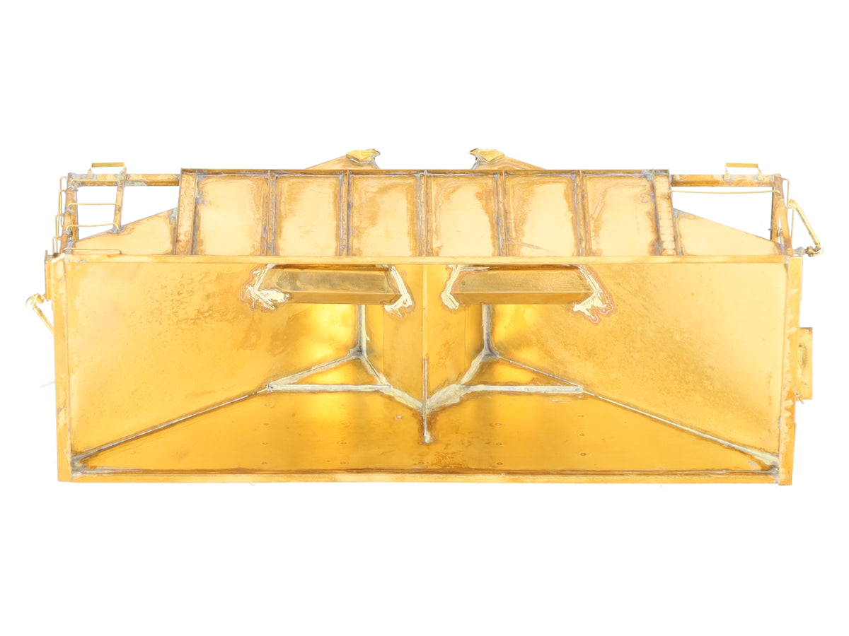 Iron Horse On3 Scale BRASS East Broadtop 2- Bay Oar Hopper Car- Unpainted EX/Box
