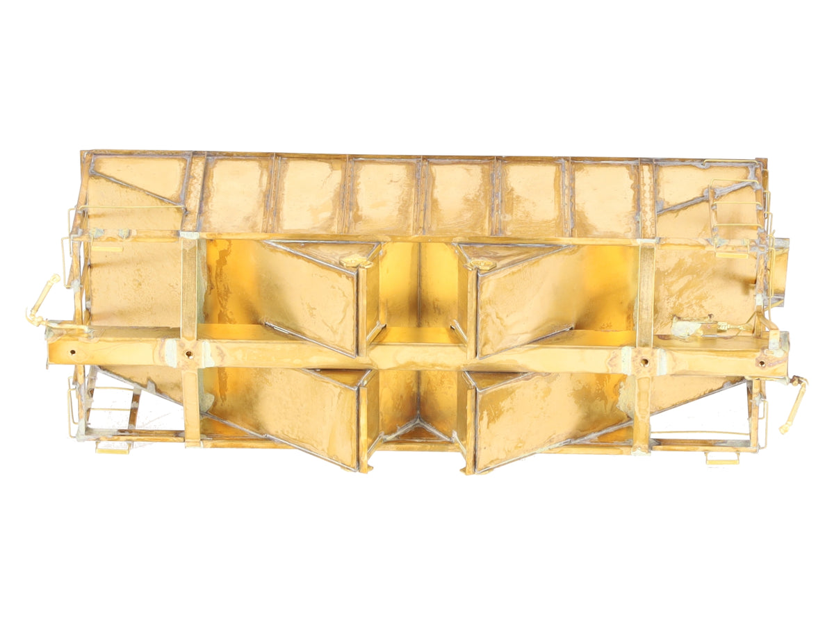 Iron Horse On3 Scale BRASS East Broadtop 2- Bay Oar Hopper Car- Unpainted EX/Box