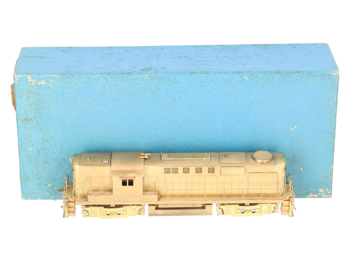 Alco Models D-127 HO Brass M.L.W. RS-18 Diesel Locomotive - unpainted EX/Box