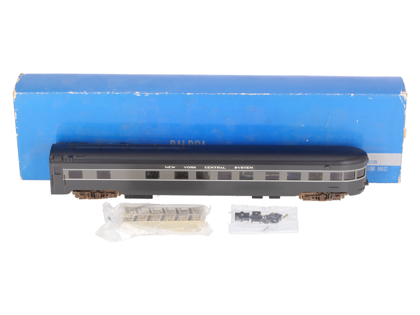 Balboa 545 HO Scale BRASS New York Central Observation Car- Painted EX/Box