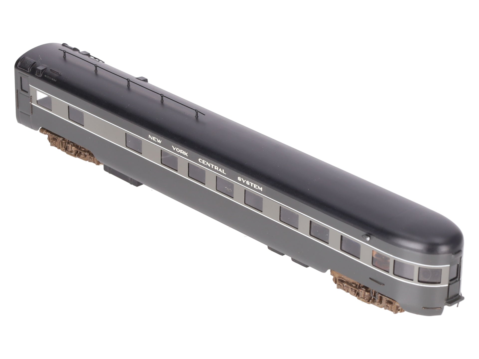 Balboa 545 HO Scale BRASS New York Central Observation Car- Painted EX/Box