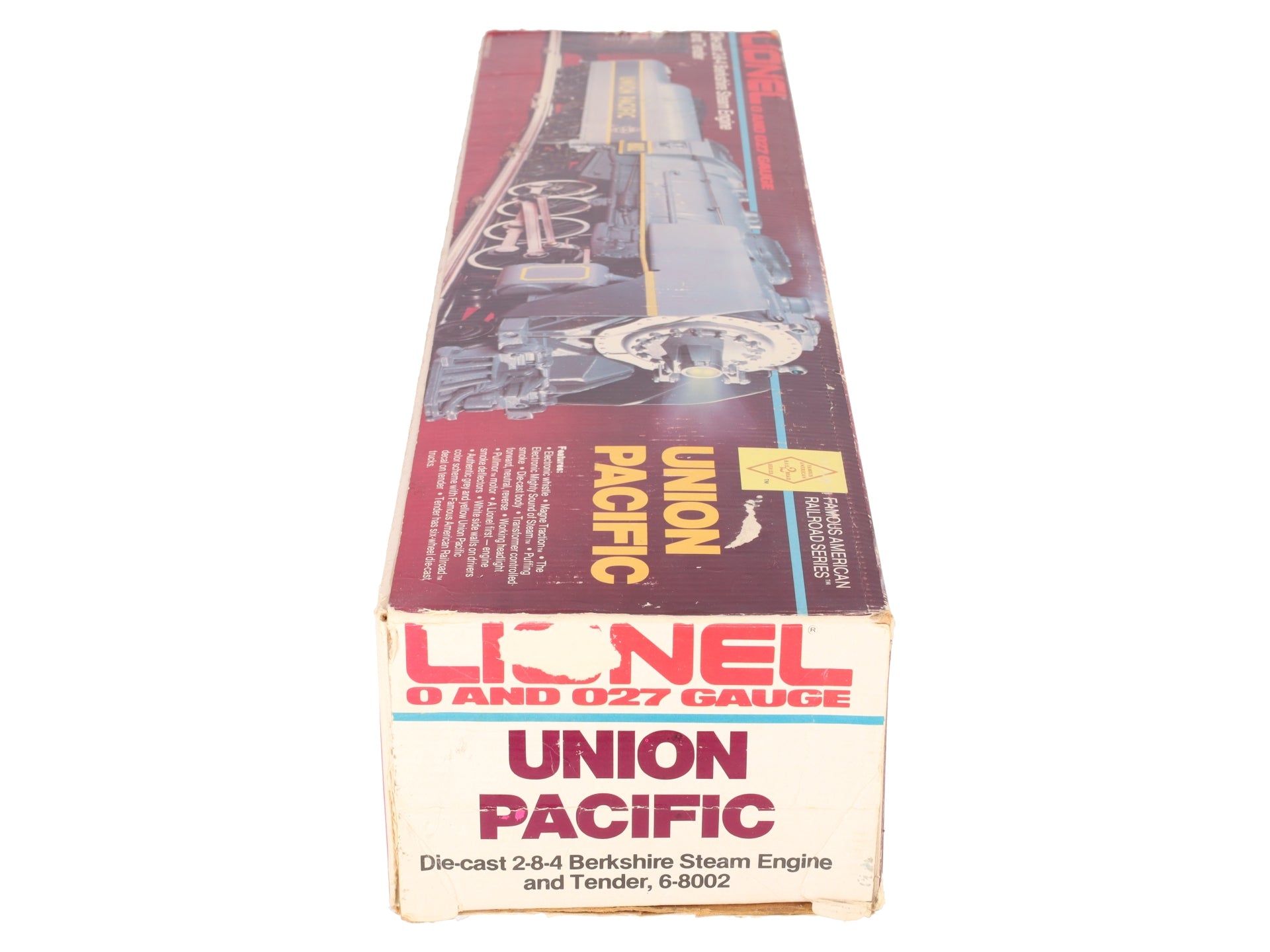 Lionel 6-8002 O Union Pacific Berkshire 2-8-4 Steam Locomotive & Tender #8002 VG/Box