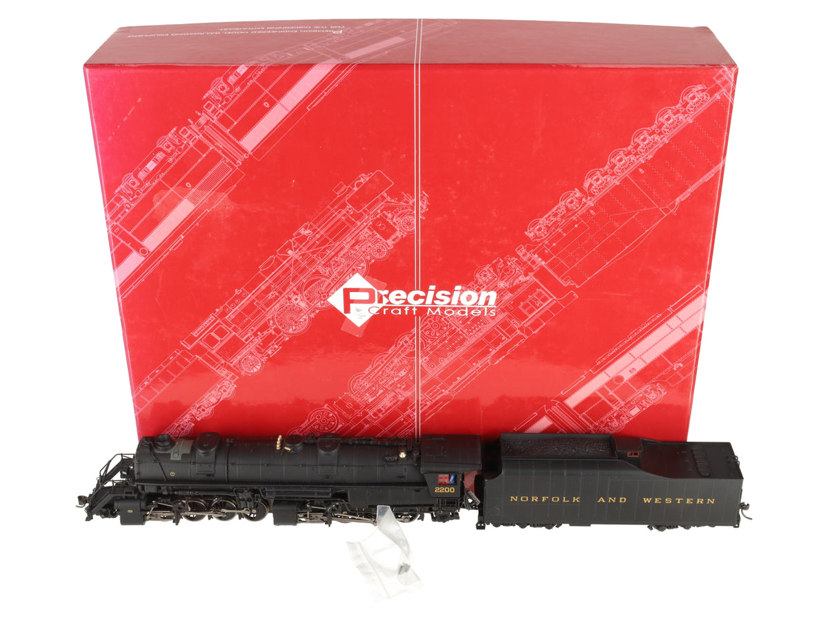 Precision Craft Models 016 HO Scale N&W Y6b 2-8-8-2 #2200 w/DCC, Sound EX/Box